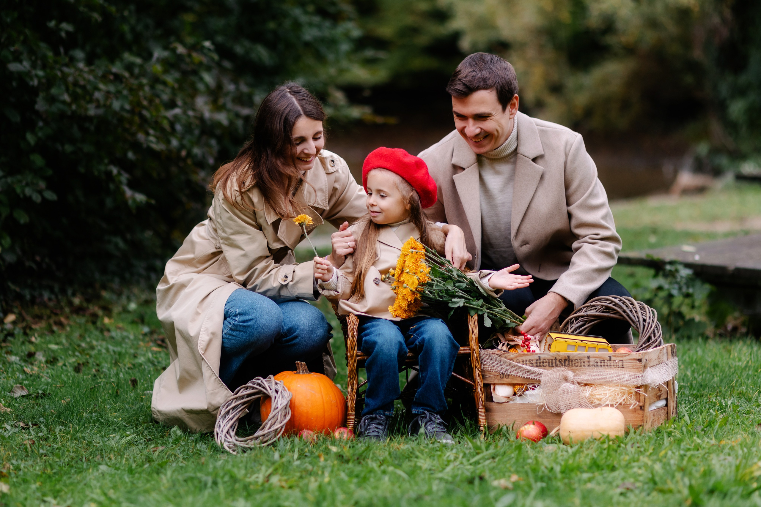 Herbstfotoshooting in München 2025. Семейный фотограф в Мюнхене Даша Антипина