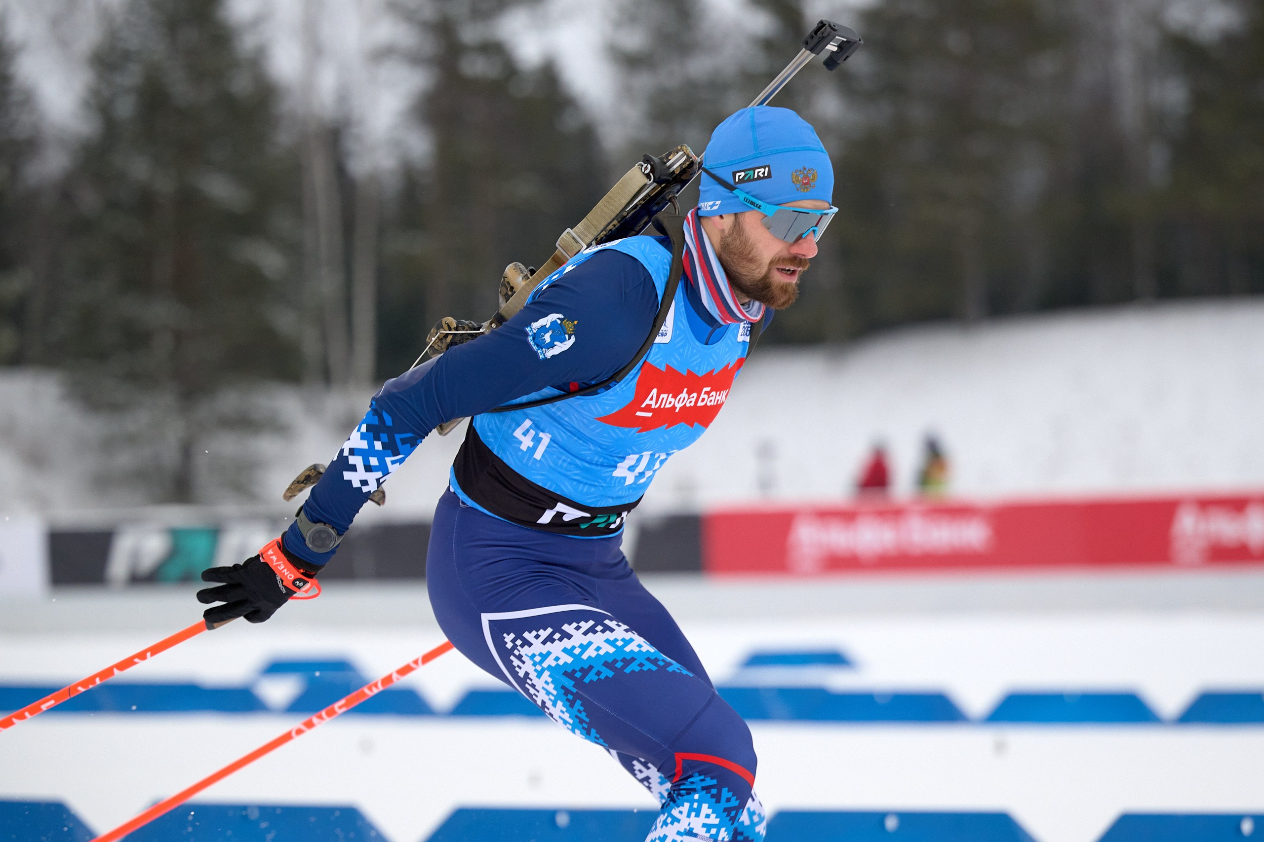 Биатлон. Чемпионат России — 2024/2025, 3-й этап, Ижевск. Ижевская винтовка. Спортивный репортажный фотограф в Ижевске Сергей Мерзляков