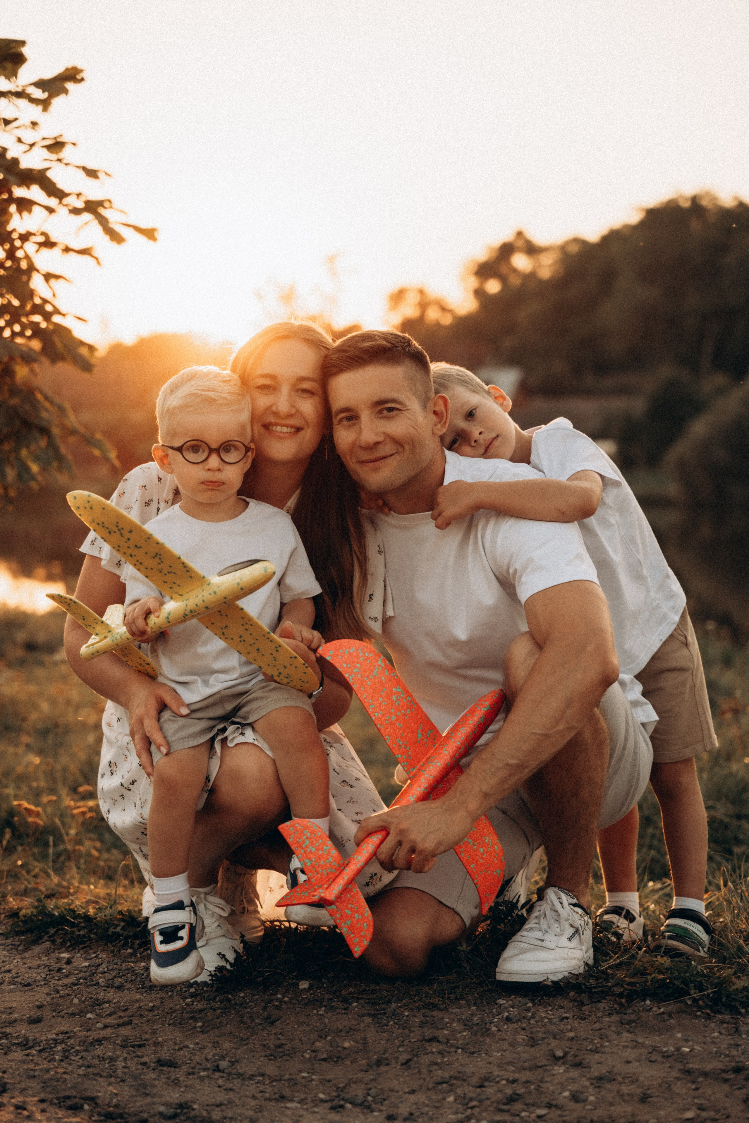 Марина, Саша, Максим и Дениска. Фотограф Мария Миллс | Минск