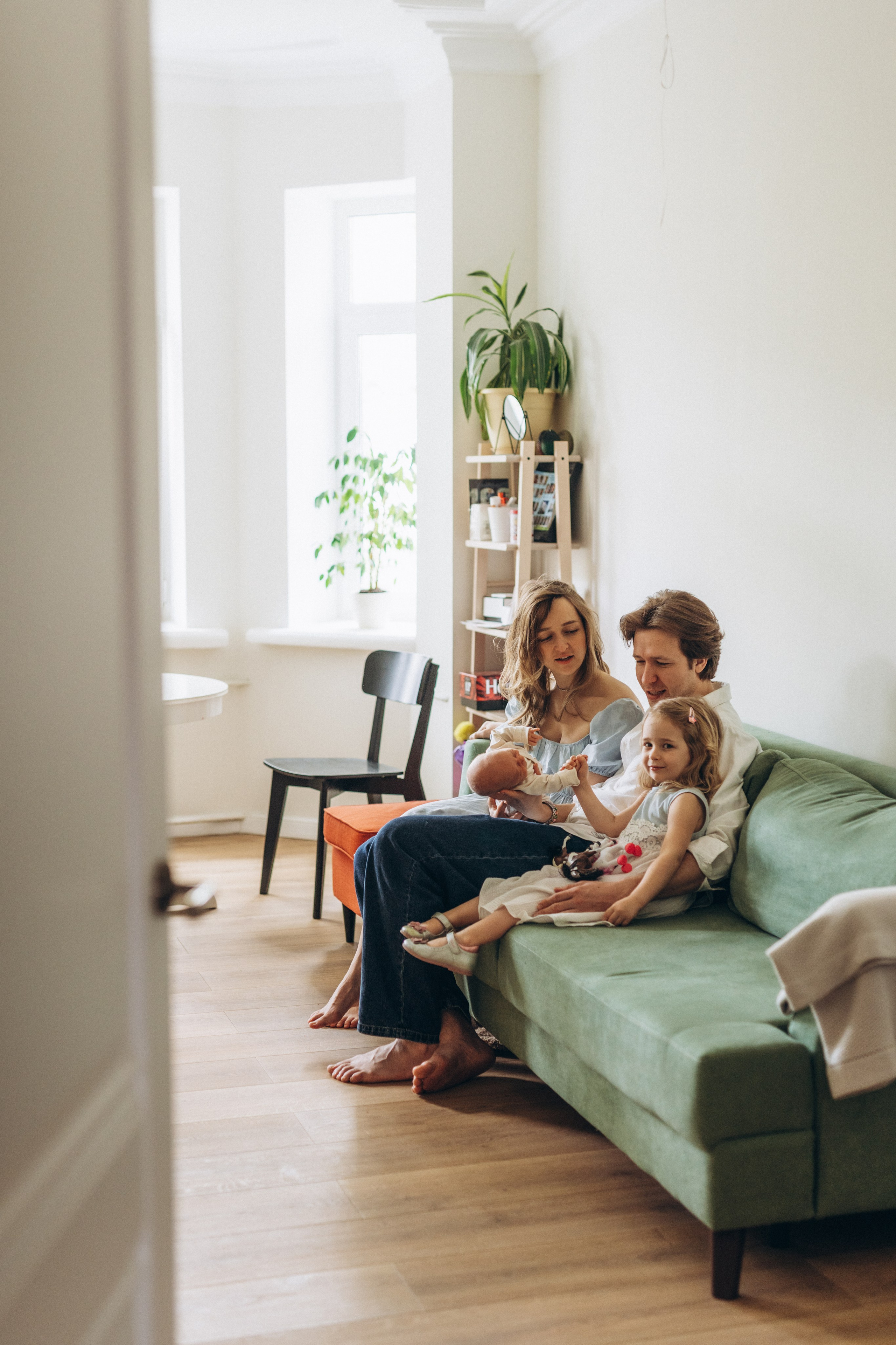 Новорожденный малыш Сева