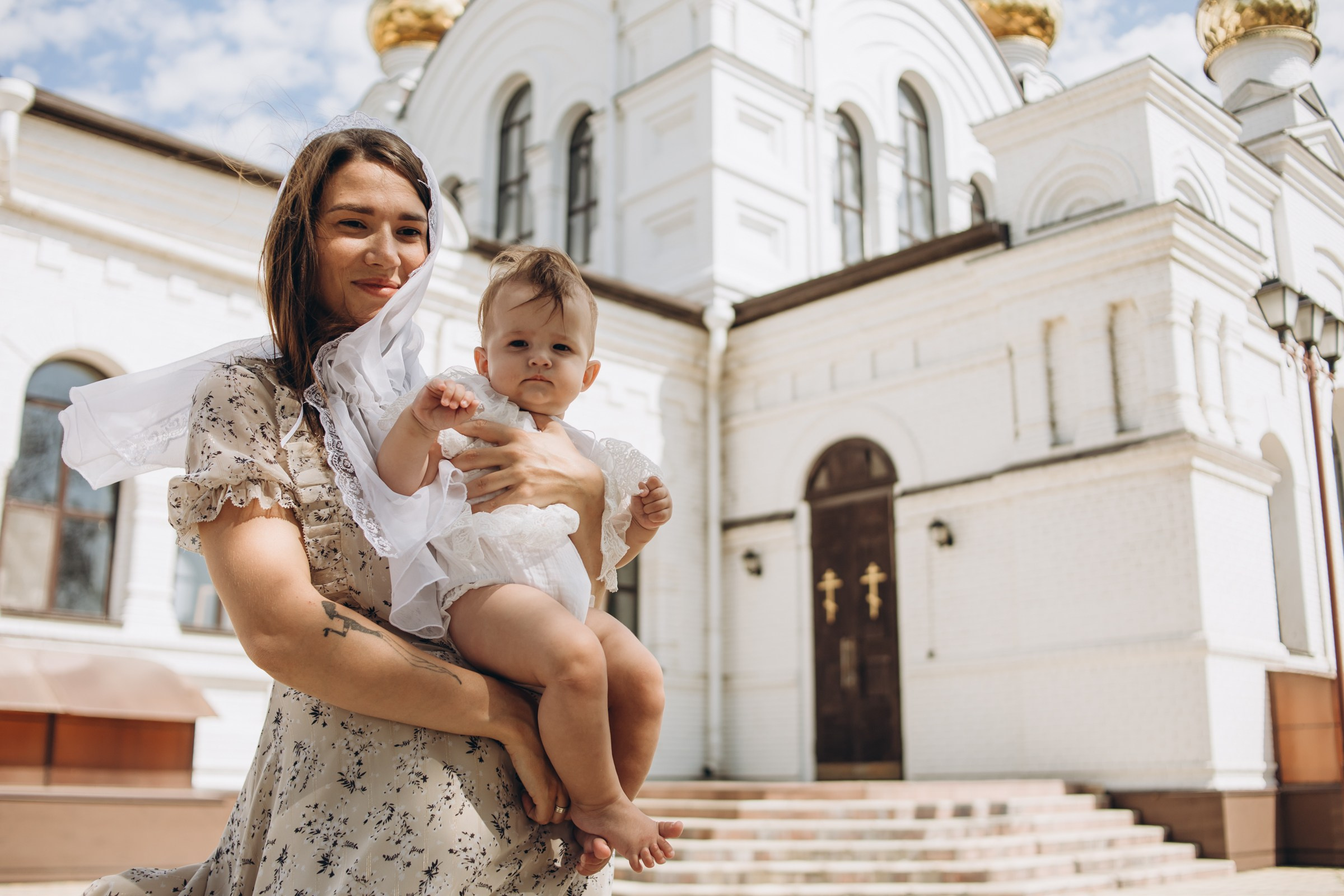 Крещение Варвары и Елизаветы. Семейный фотограф в Волгодонске Краченцева Анна