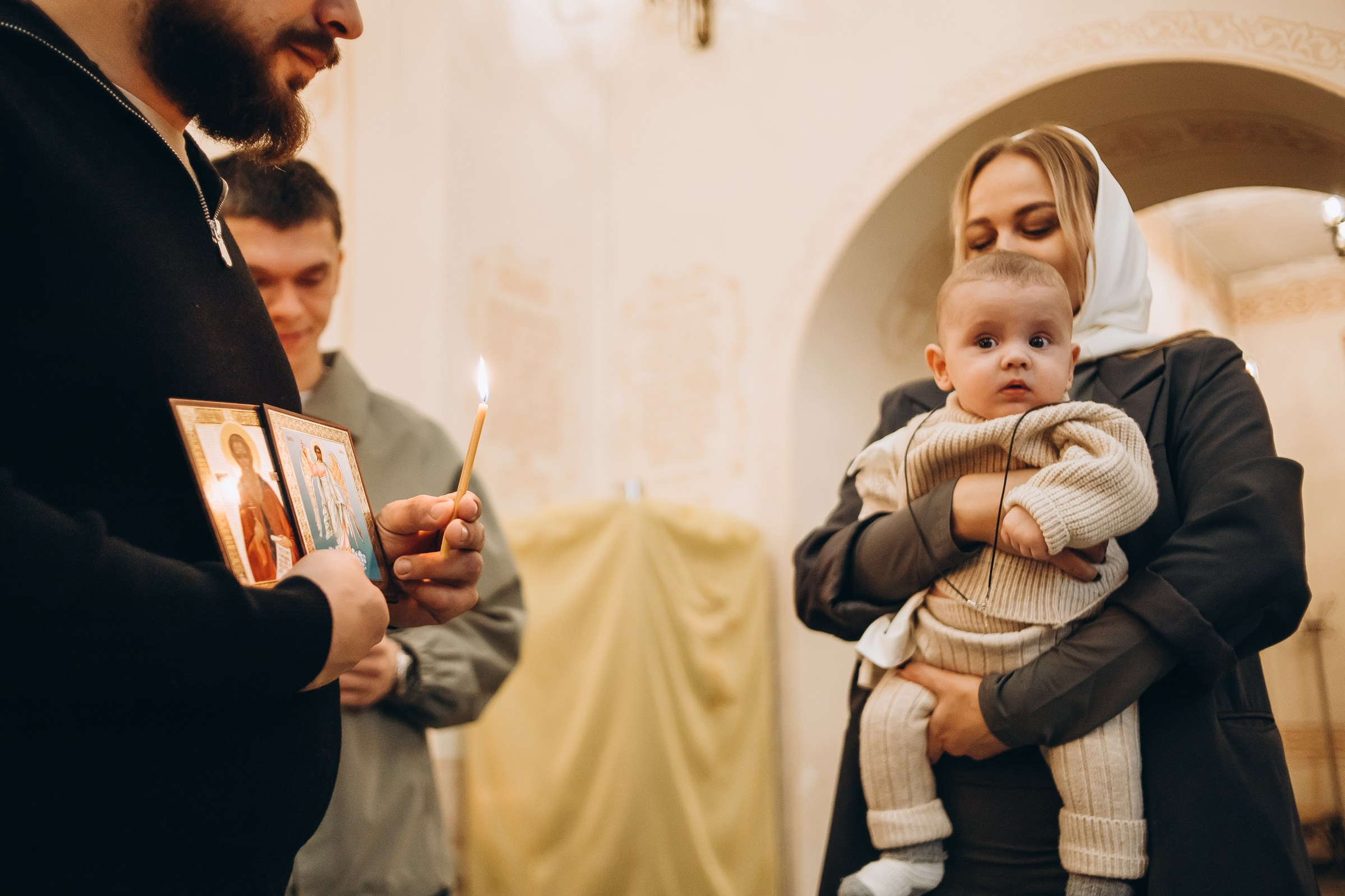 Крещение Макса. Семейный фотограф в Волгодонске Краченцева Анна
