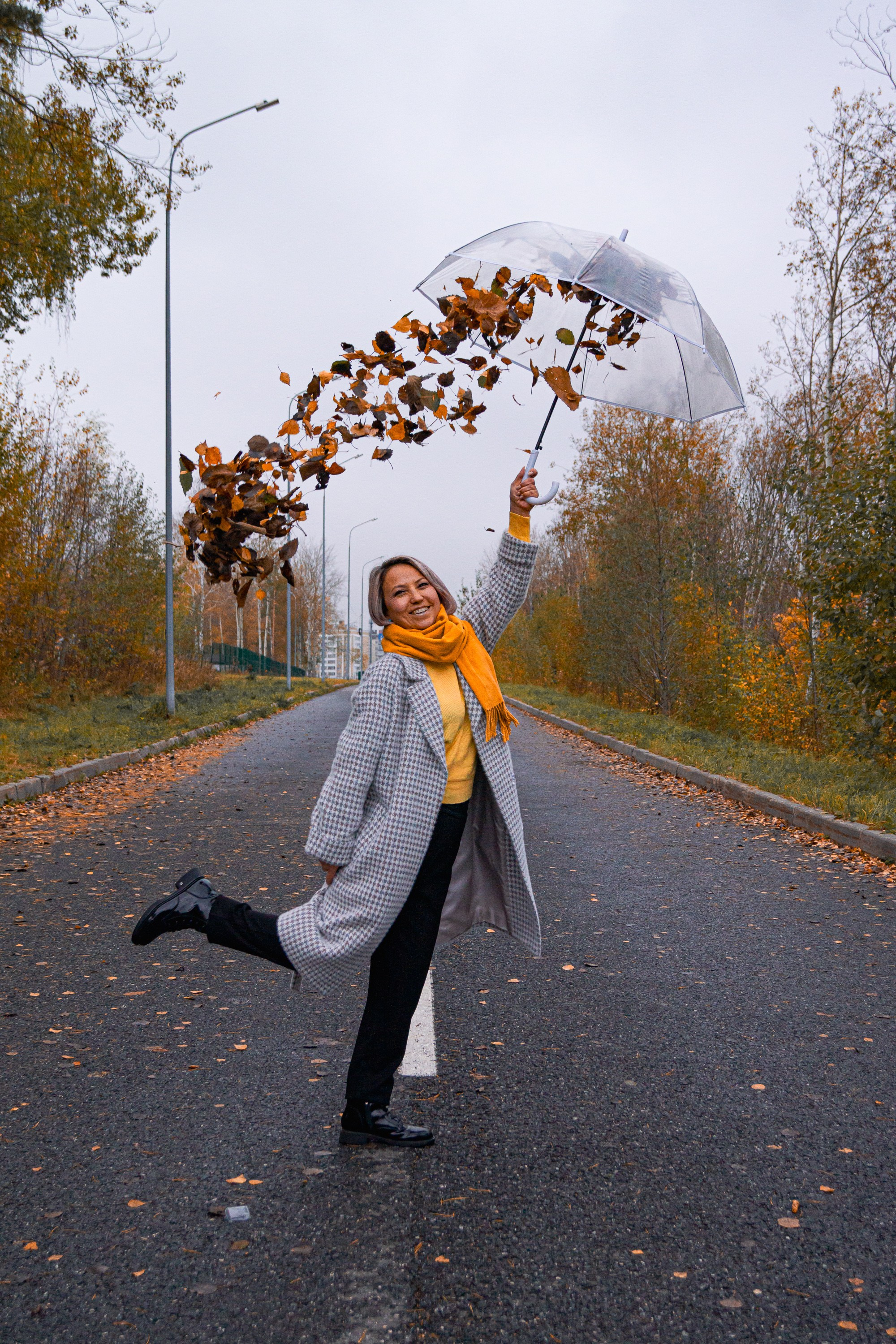 Золотая осень. Разноплановый фотограф в Москве