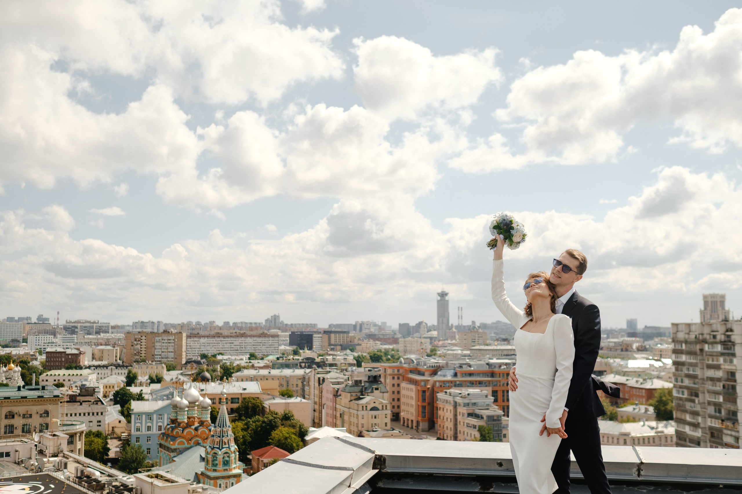 Стас и Юля Любовь на крыше. Свадебный и семейный фотограф Ксения Ржевская (Митрохина)