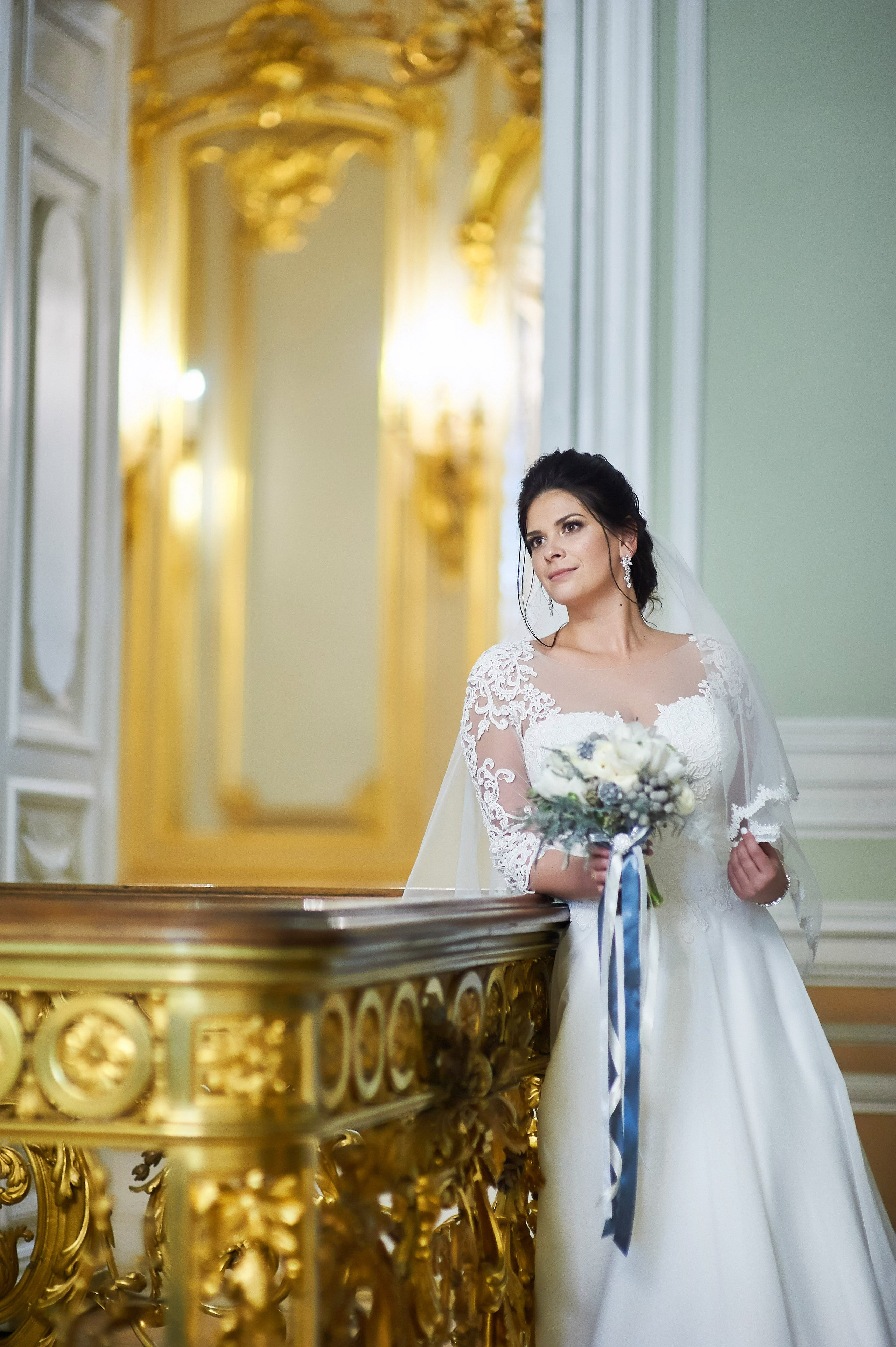 Наталия и Дмитрий (фотосессия в студии). Портретный, семейный и свадебный фотограф в Санкт-Петербурге и в Пушкине Ширяев Денис