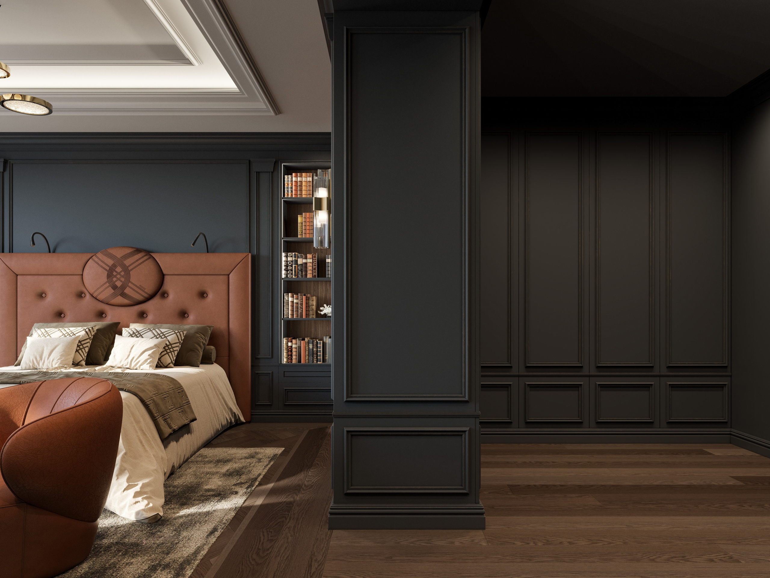 Классика и Современность: 3D Визуализации Особняка с Высокими Потолками. Визуализатор интерьера в Москве | Брагин Кирилл