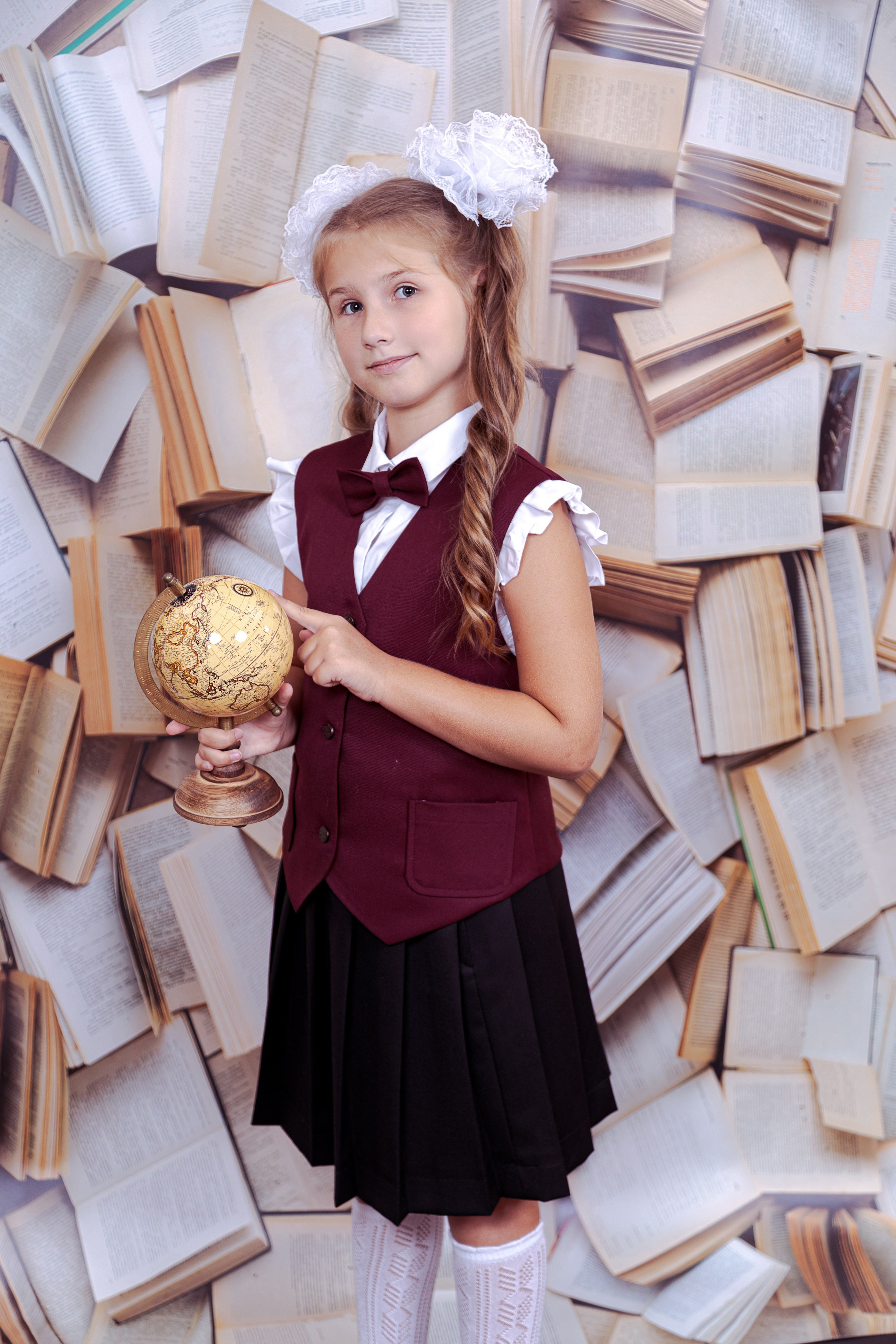 Книжная стена. Школьный фотограф в Краснодаре Дидик Ольга