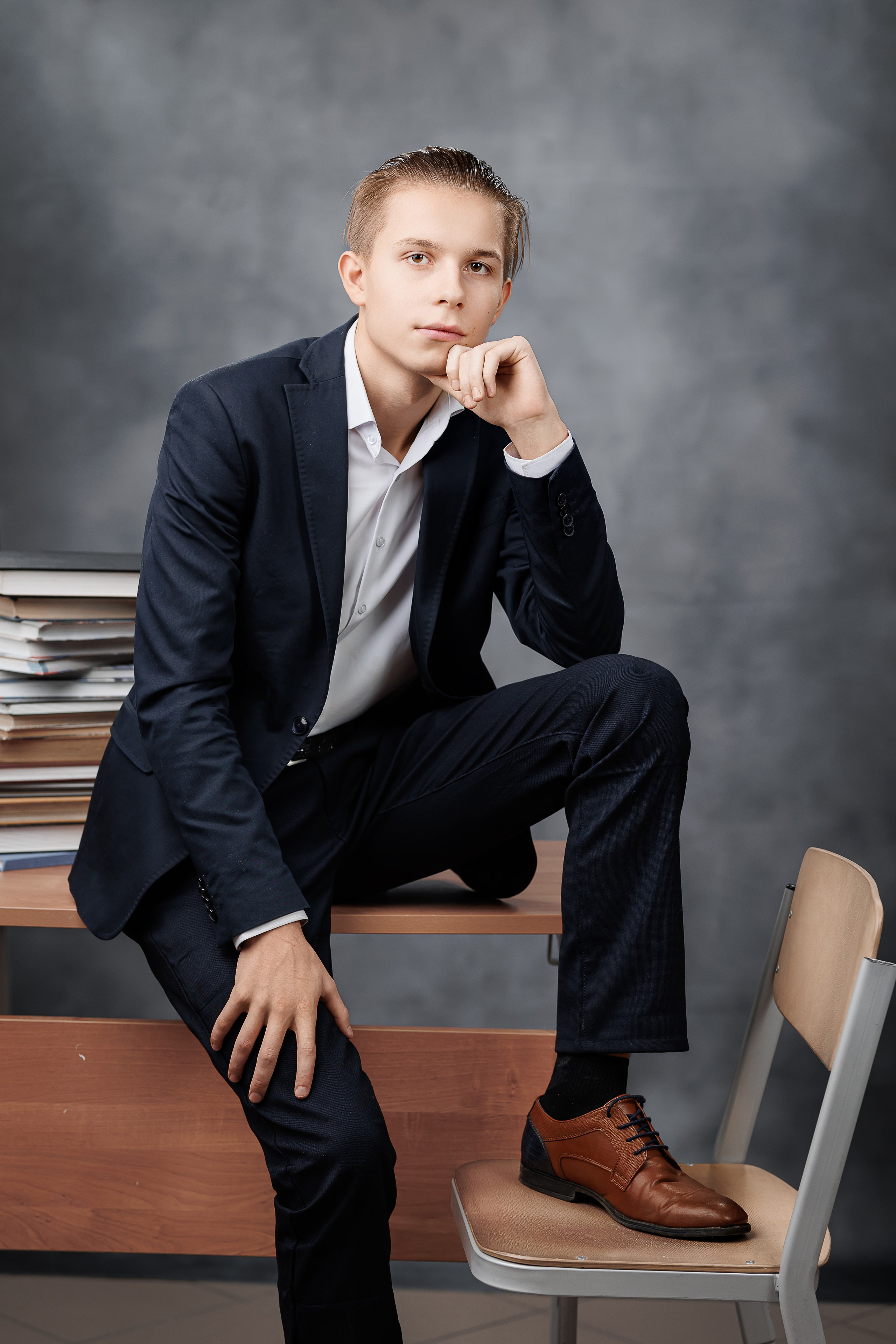 Портреты на однотонном фоне. Семейный и детский фотограф Комина Елена, Власиха, Одинцово