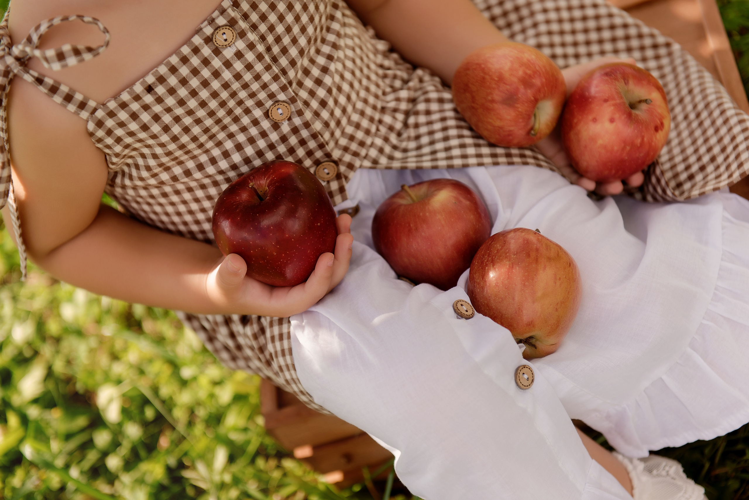 Яблоневый сад. Детский фотограф в Долгопрудном и Москве