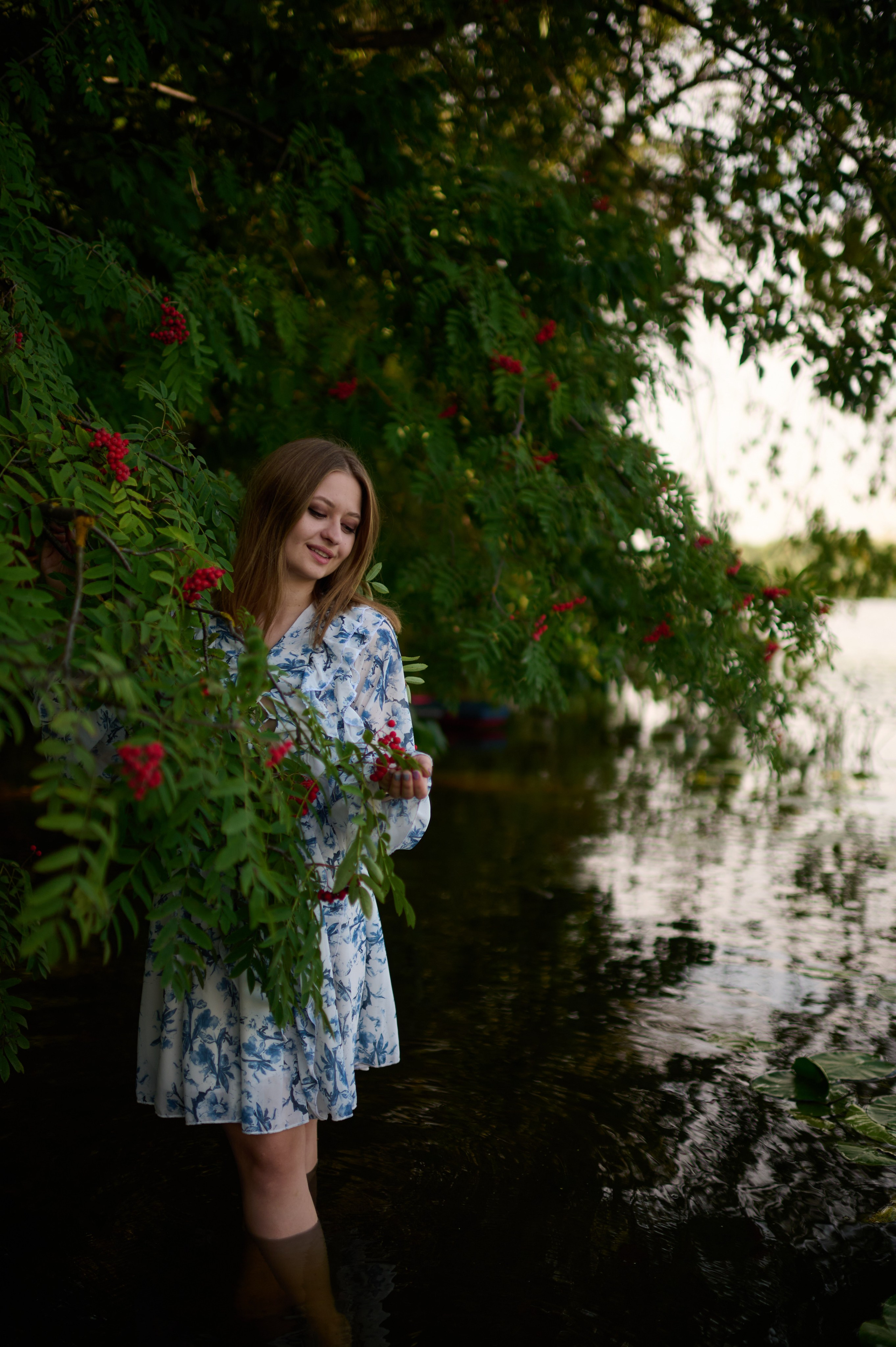 Маша. Фотосъемки на сапах, Москва. Сплавы на сапах