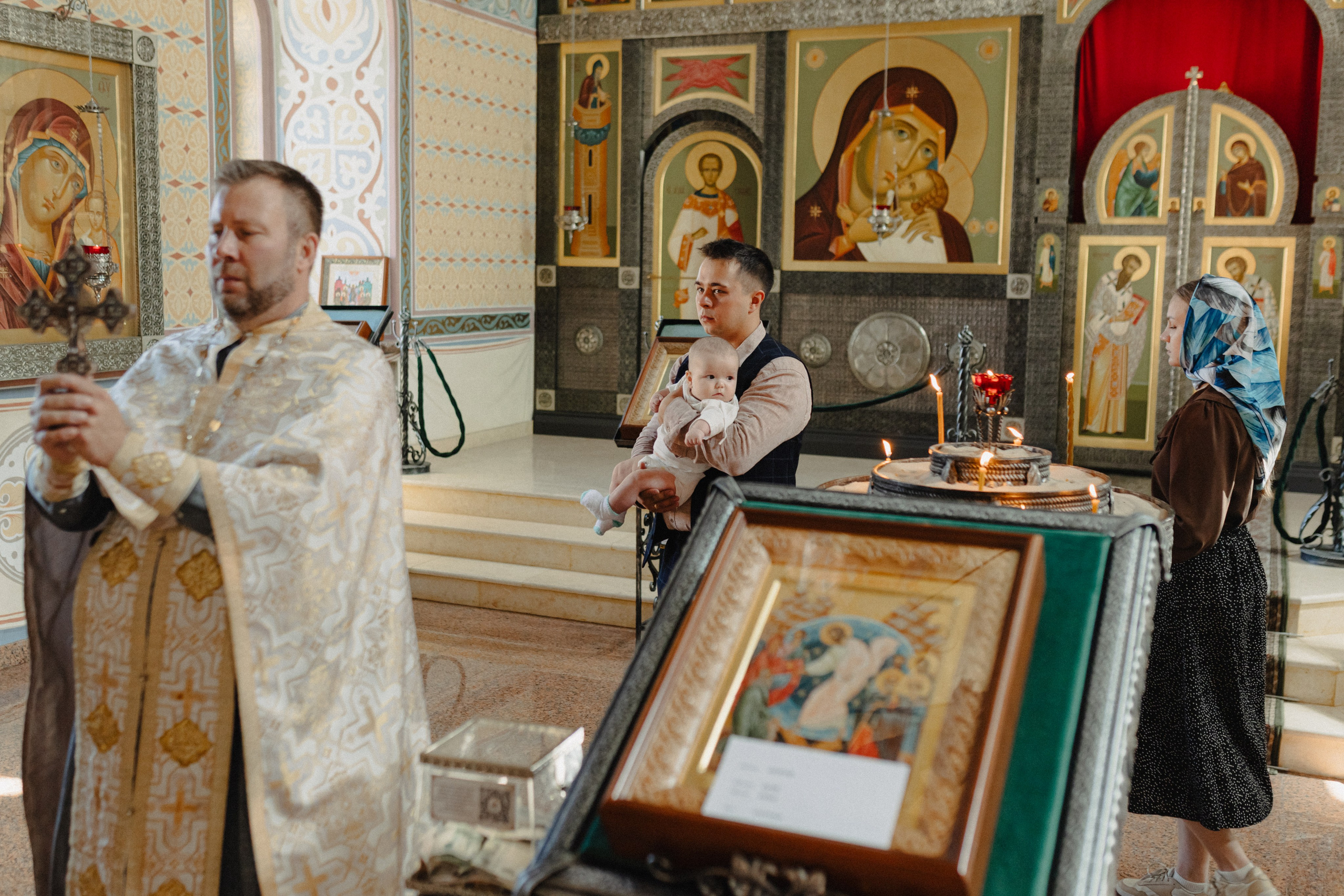 Крещение Арсения. Свадебный и семейный фотограф Женя Добрянская в Нижнем Новгороде