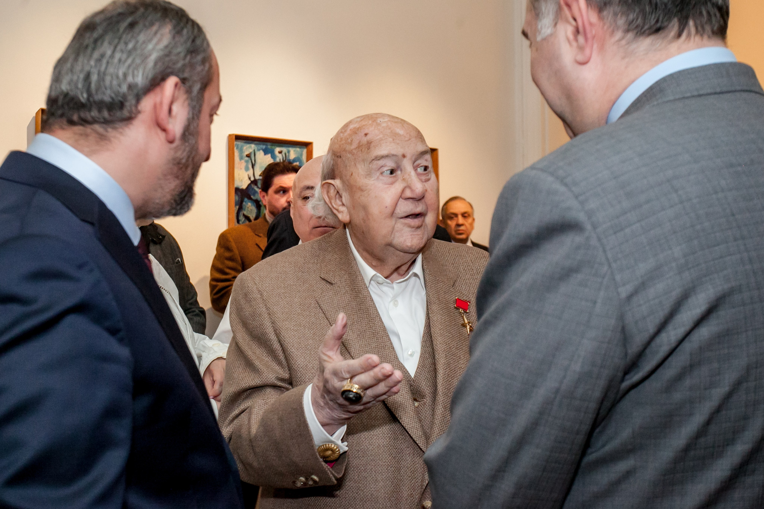 Открытие выставки Зураба Церетели. Art photographer Nino