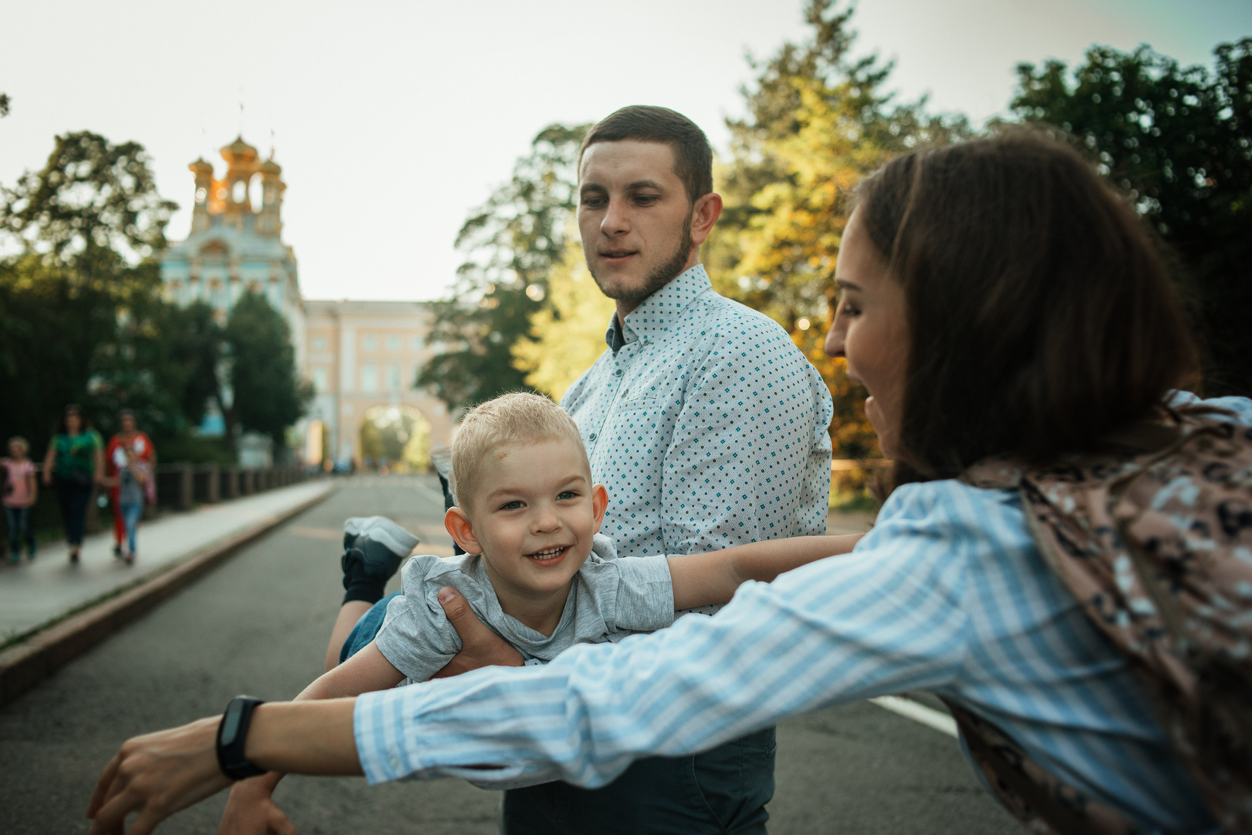 Алёна, Александр и Никита, часть 1. Семейный фотограф. Великанова Ирина. Санкт-Петербург. Пушкин