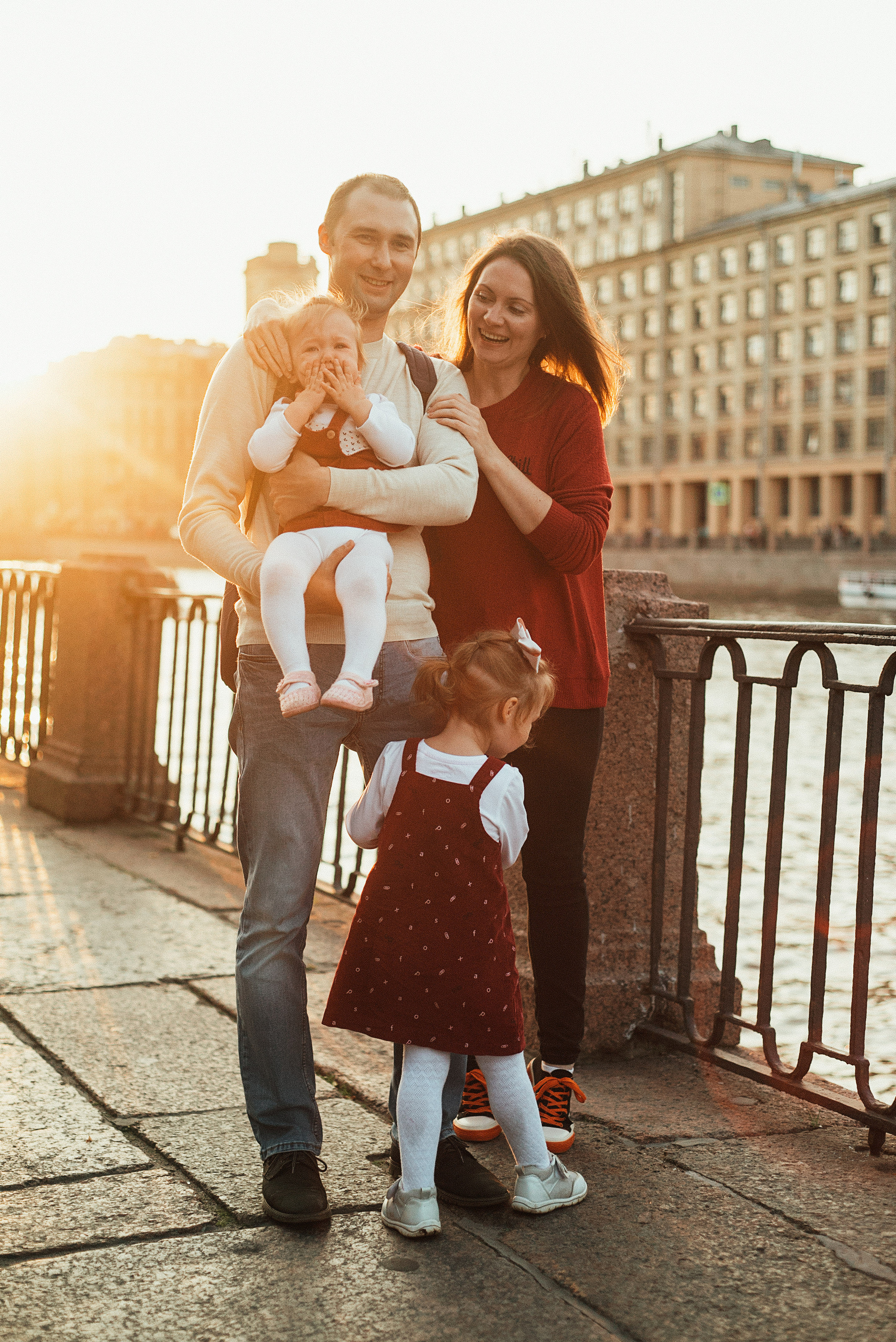 Аня, Сережа, Вика и Рита. Семейный фотограф. Великанова Ирина. Санкт-Петербург. Пушкин
