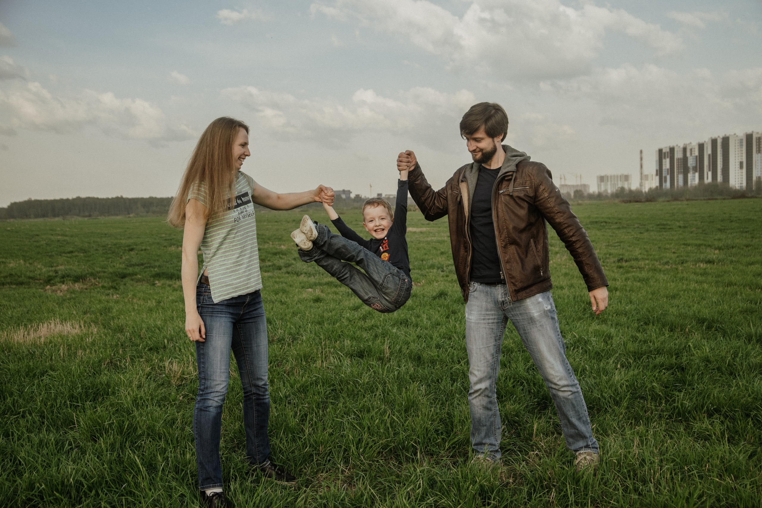 Таня, Женя и Андрюша. Семейный фотограф. Великанова Ирина. Санкт-Петербург. Пушкин