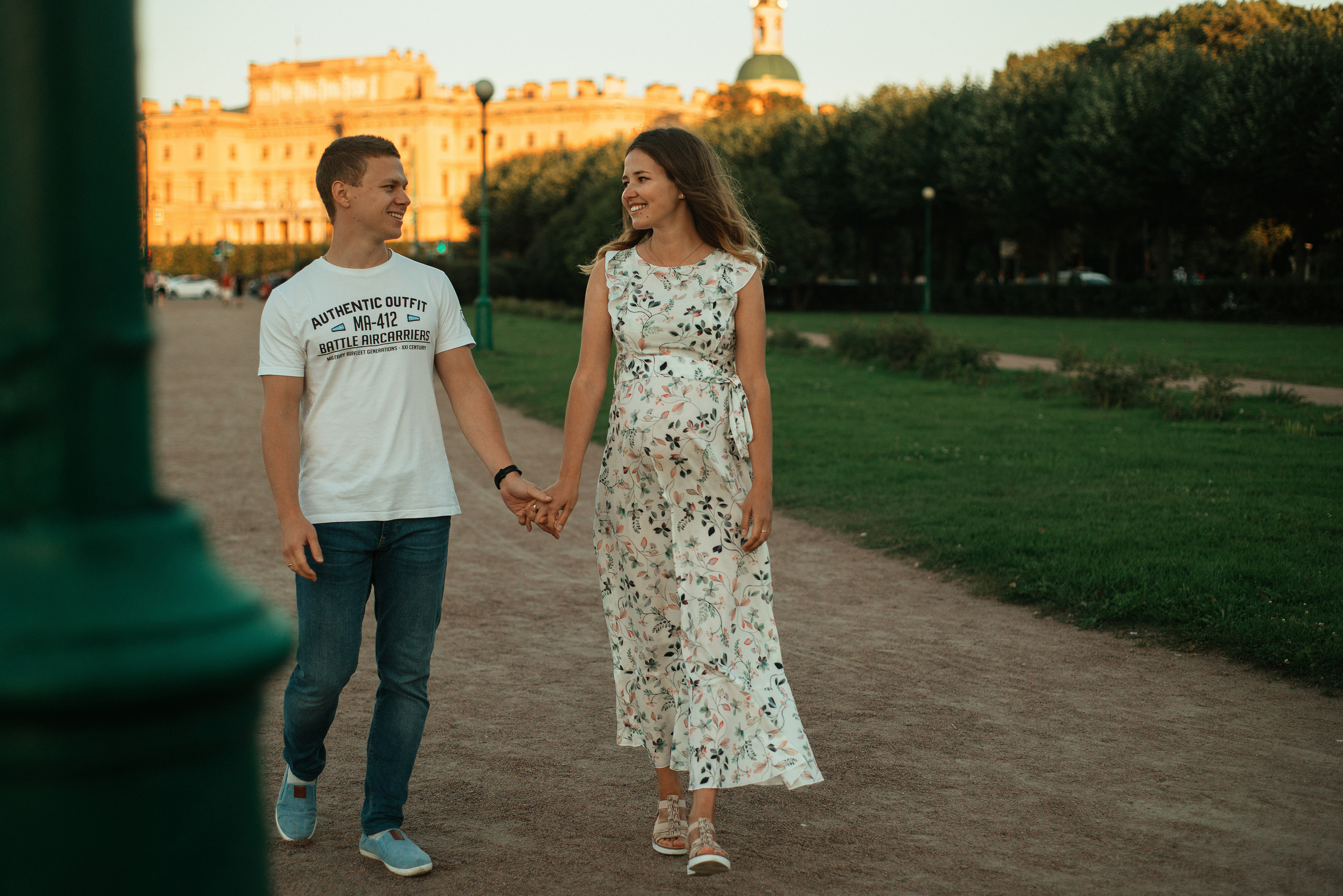 Екатерина и Олег. Семейный фотограф. Великанова Ирина. Санкт-Петербург. Пушкин