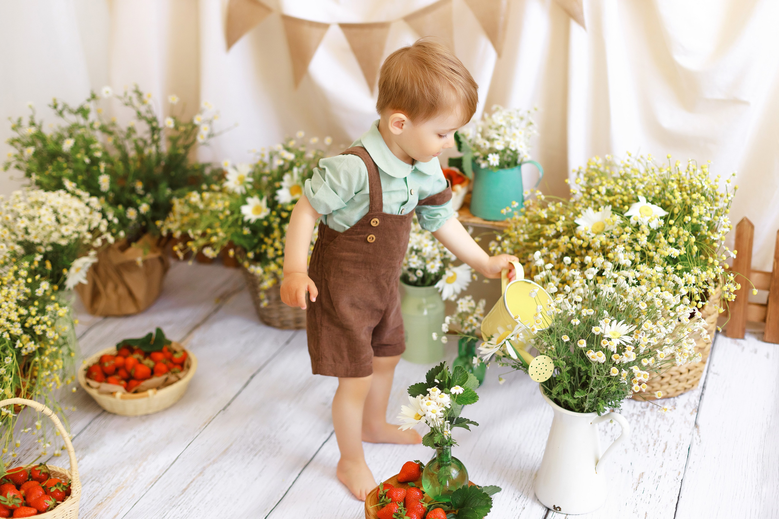 Ян и клубничка. Детский и семейный фотограф в Краснодаре Альбина Морозова