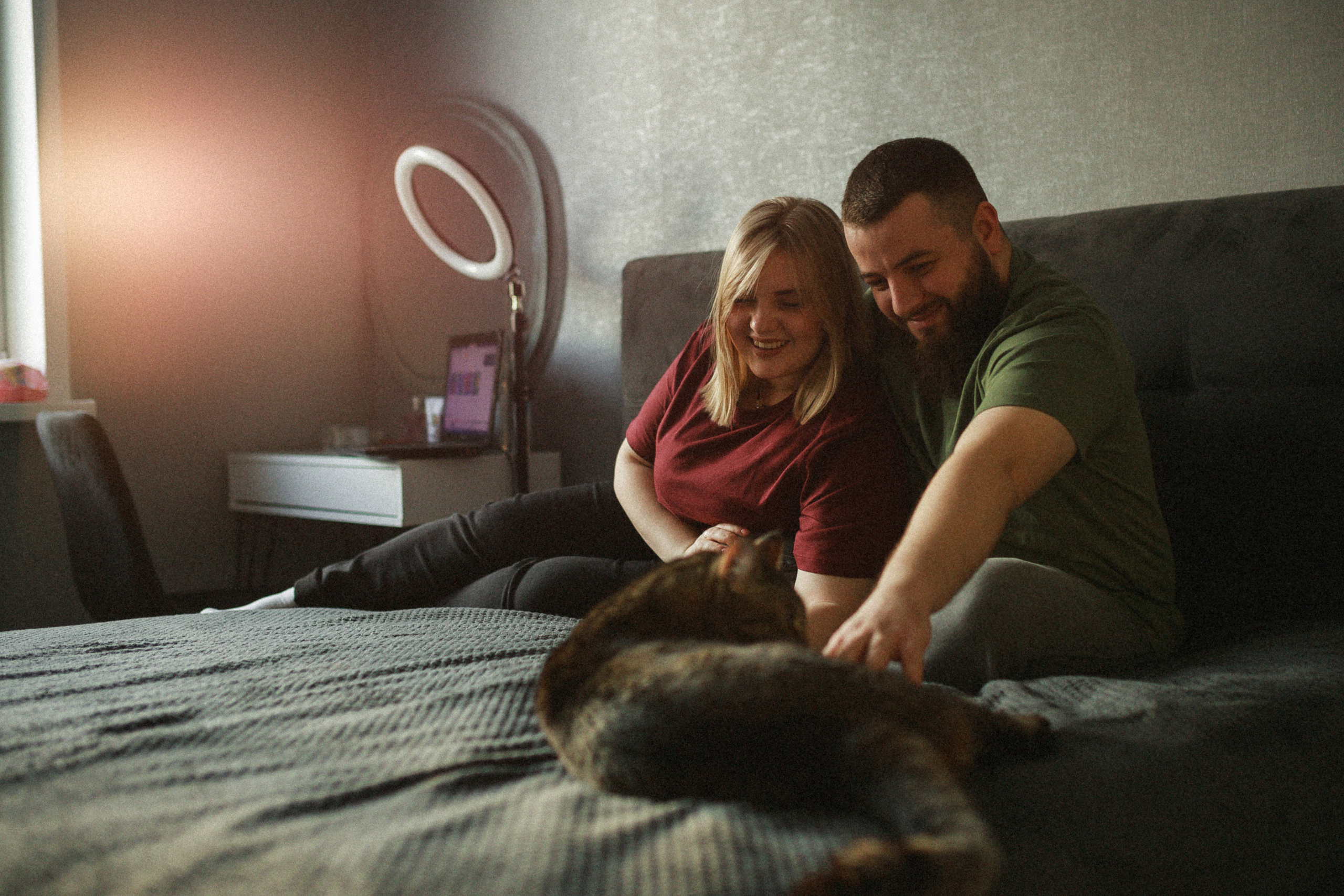 Домашняя ♥ Настя, Стас и кот Василий. Фотограф Тверь. Свадебные, семейные, индивидуальные фотосессии