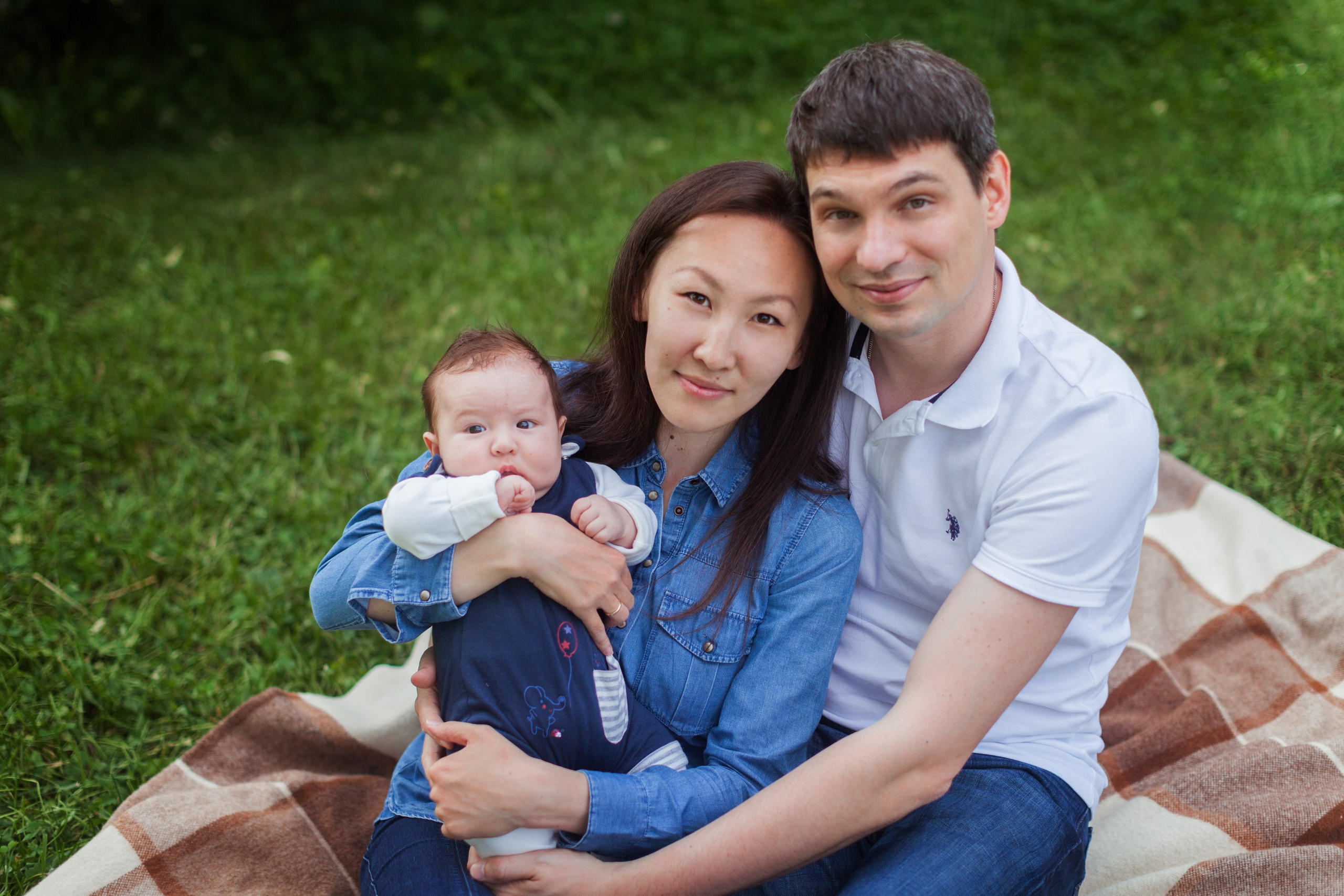 Элина, Максим и Родион. Фотограф на Крещение, семейный фотограф в Москве