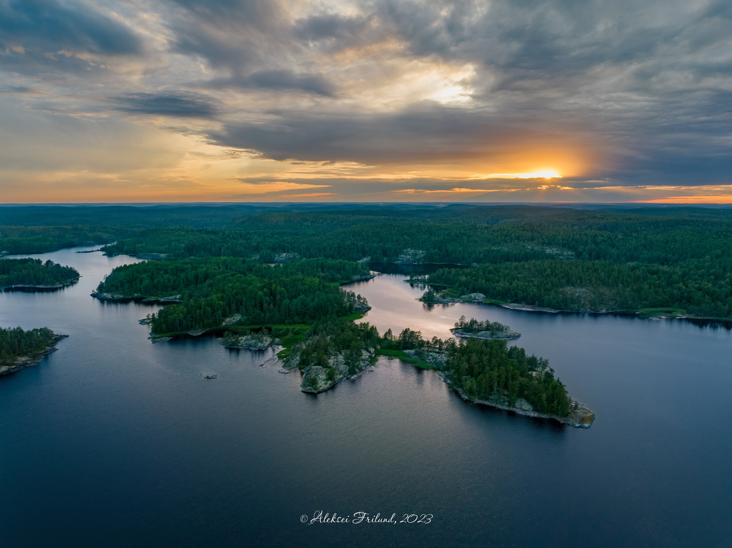 Ладожское озеро. Аэросъемка. Фото и Видео в Карелии. Алексей Фрилунд