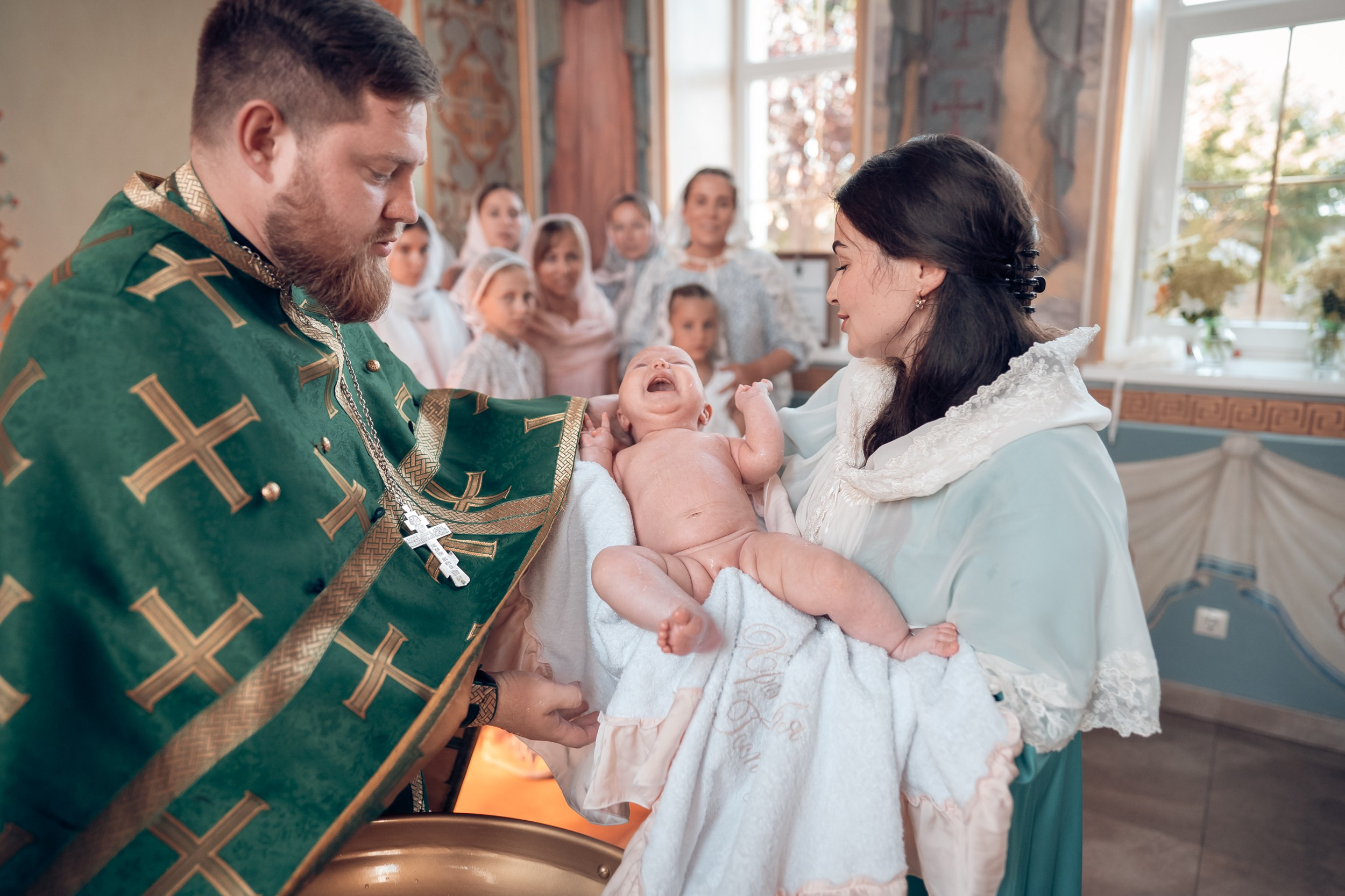 Крещение в храме ап.Андрея Первозванного г. Севастополь. Церковный фотограф Севастополь