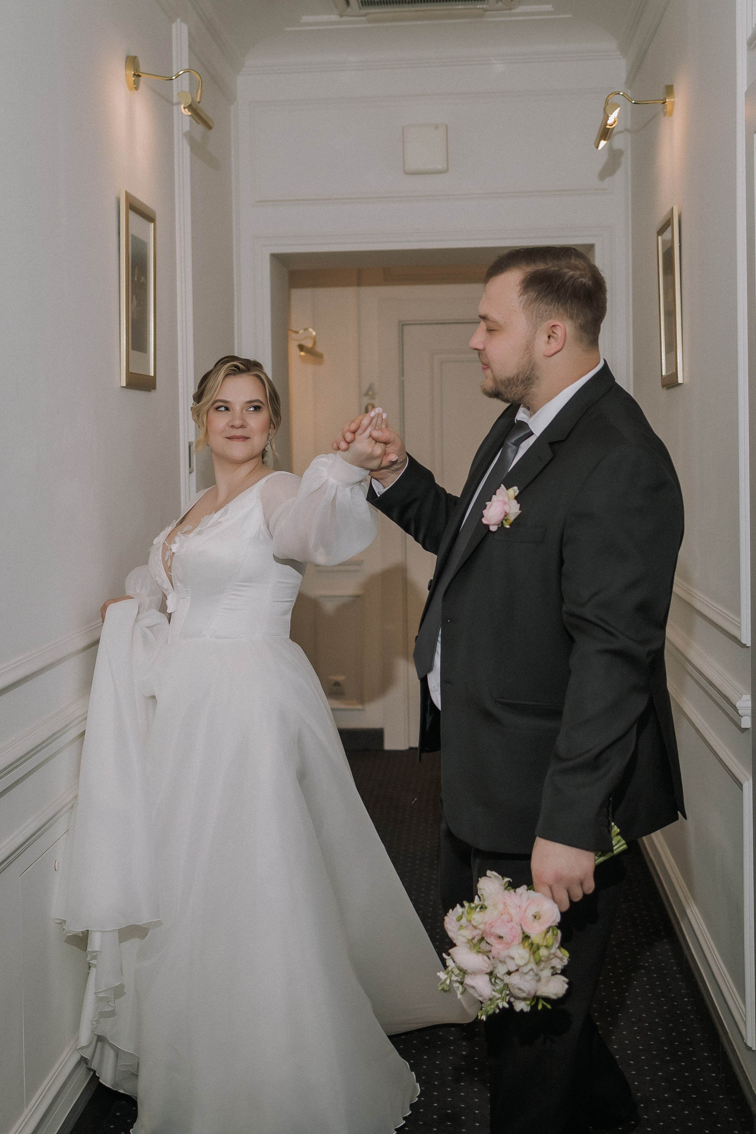 Анастасия и Сергей. Свадебная прогулка. Свадебная фотография. Арина Рубах