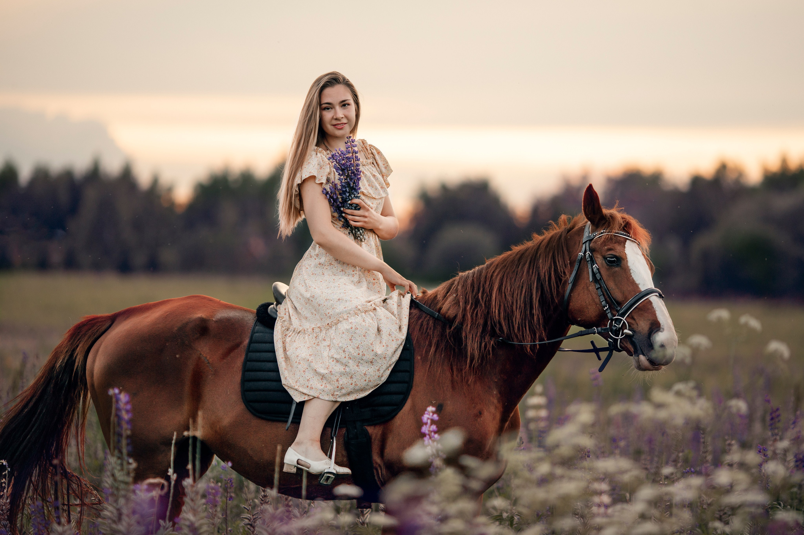 Съемки с лошадьми. Семейный фотограф Москва и область Дербунова Елена