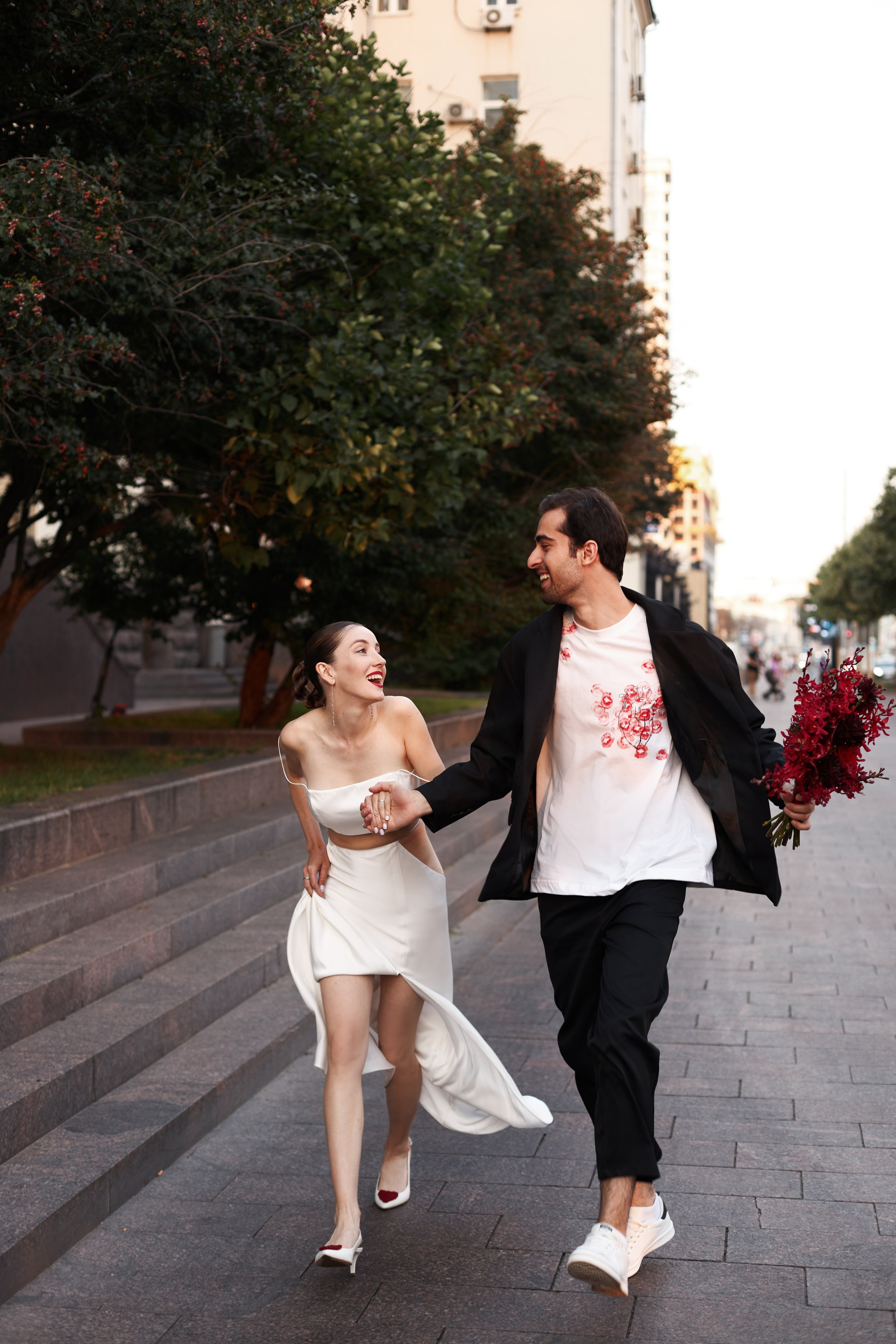 Красное и белое. Свадебный фотограф в Москве Ольга Коржова