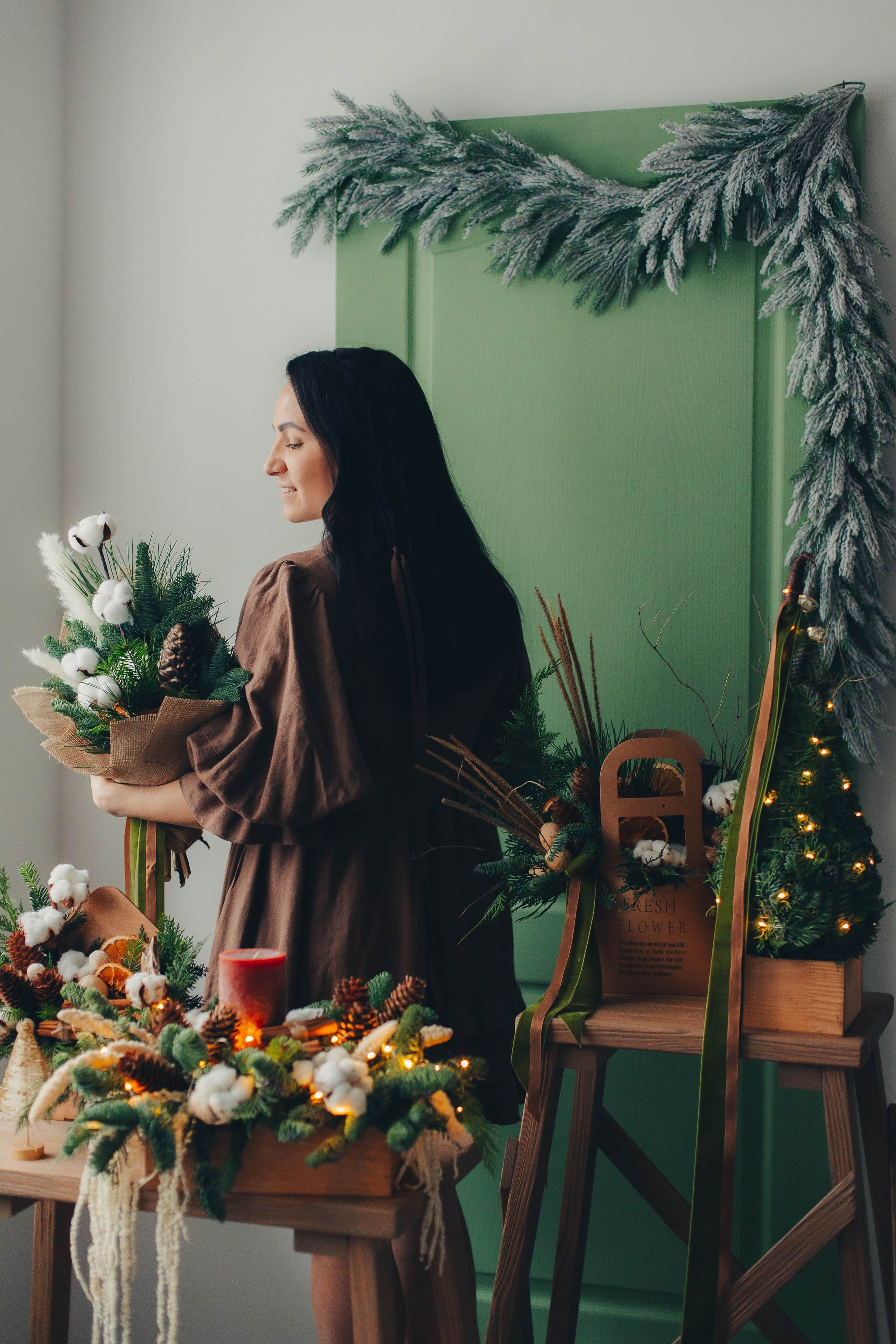 Контент-съёмка для цветочного магазина. Фотограф Евгения Мальцева, Архангельск