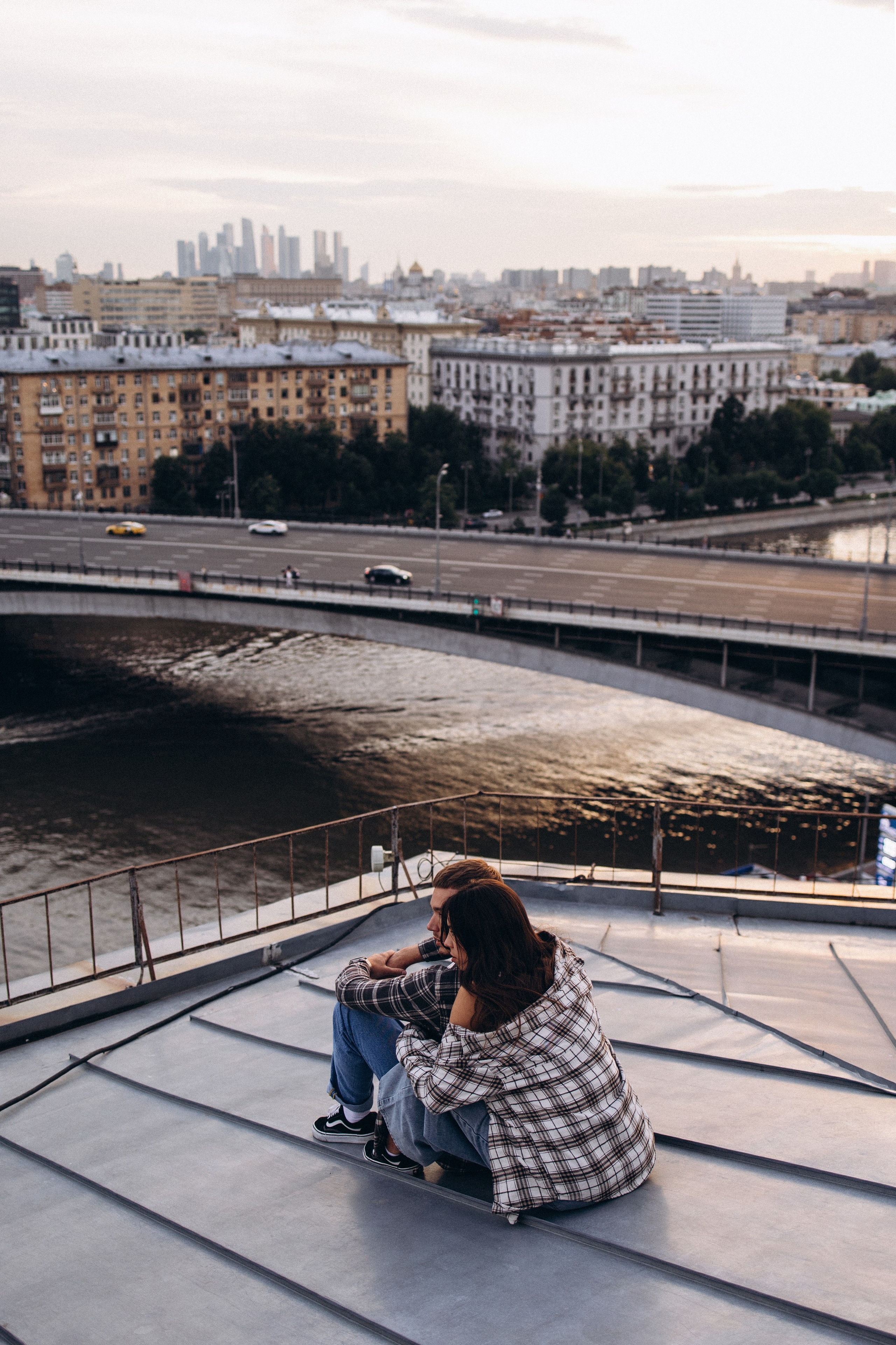 Виолетта и Макс на крыше. Семейный фотограф в Москве Марина Петра