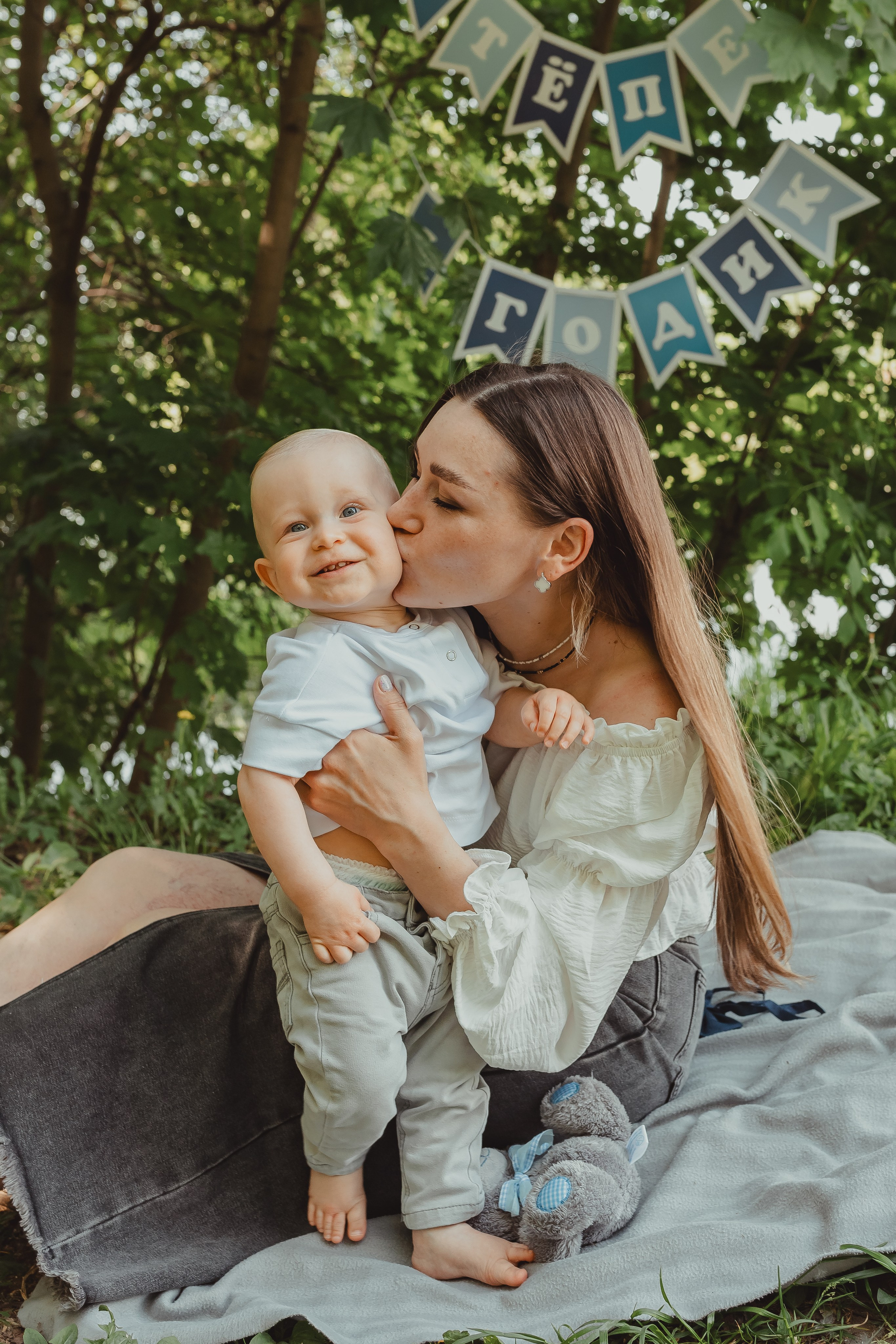 Степе годик. Семейный и домашний фотограф в Москве и МО Королева Валерия