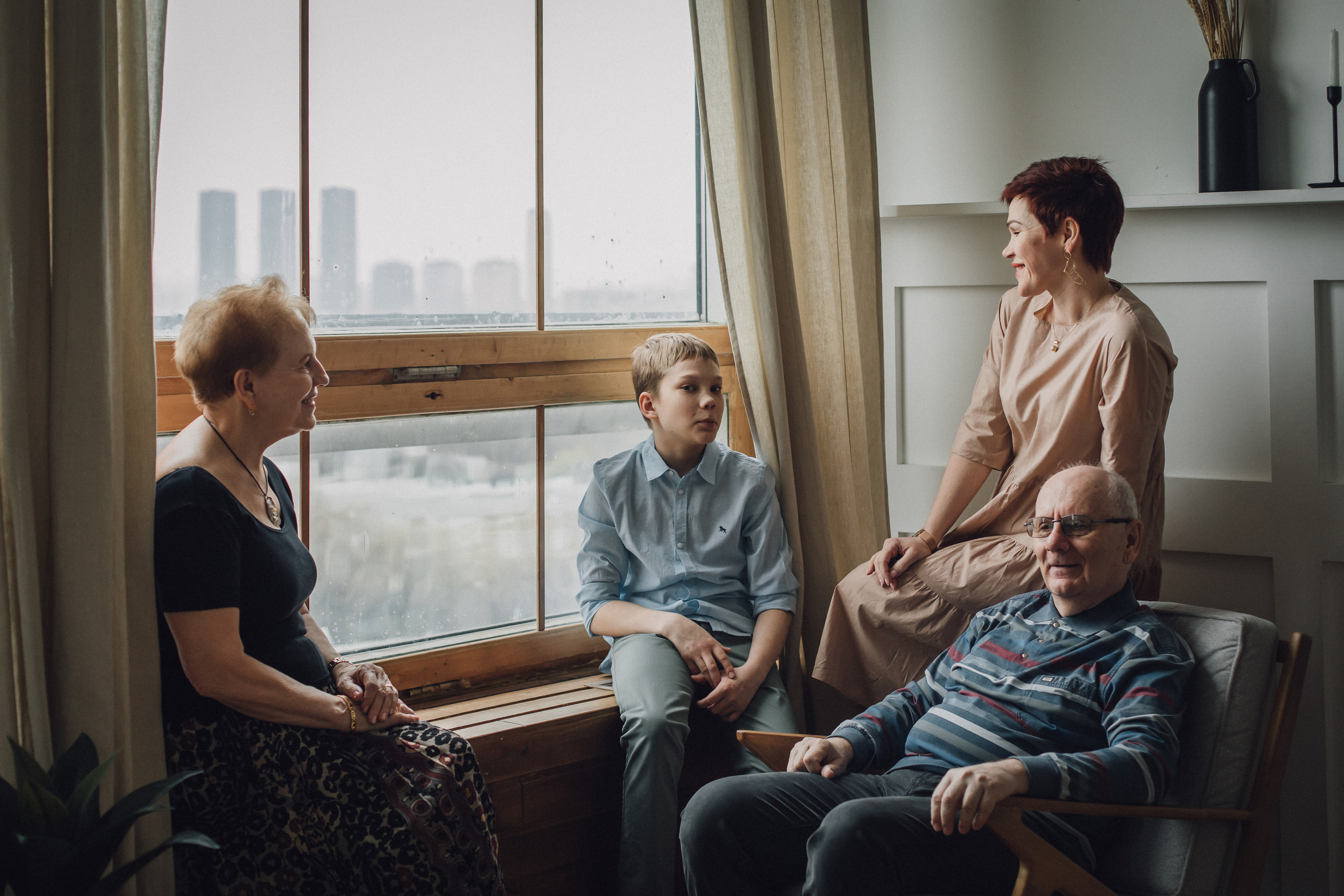 Маленькая история большой семьи. Семейный, женский фотограф Москве Лиза Лутцева