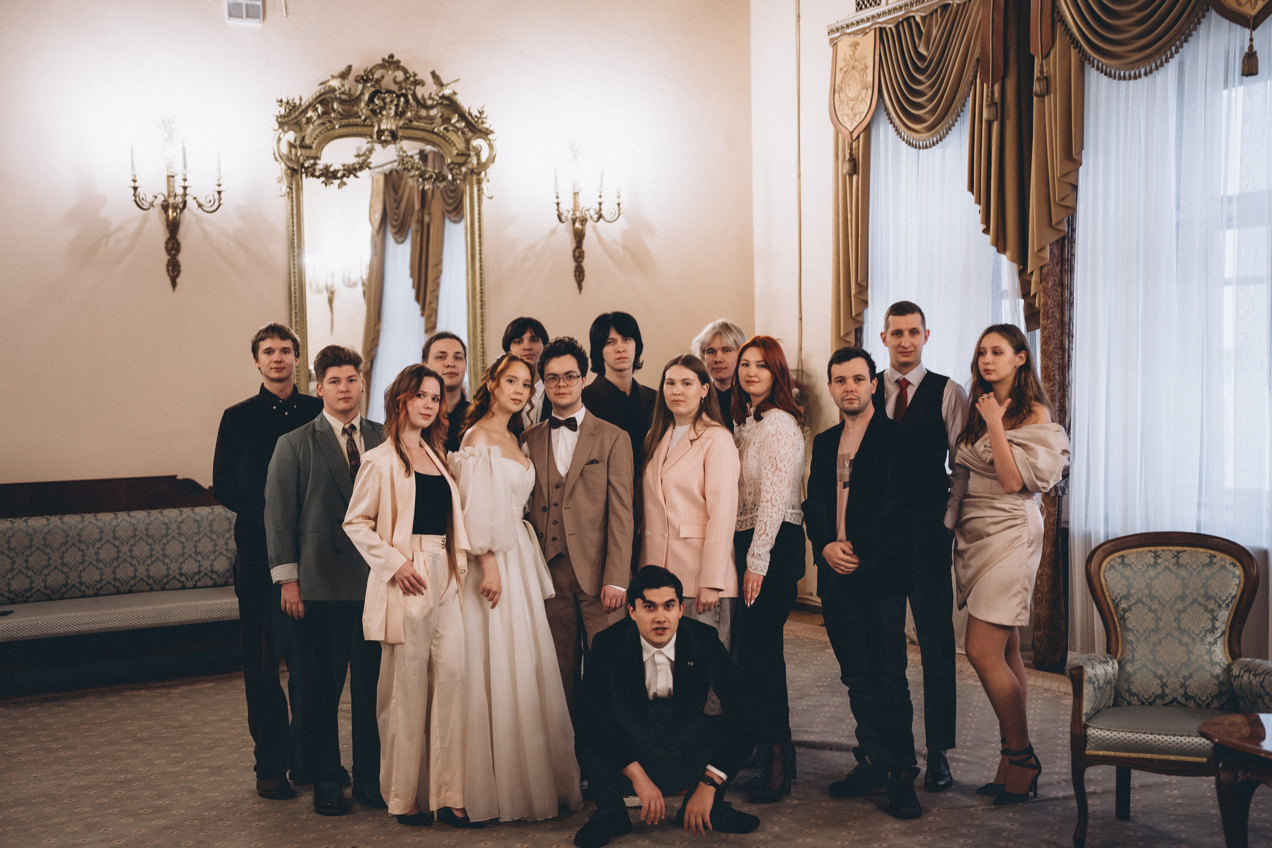 СВАДЕБНАЯ СЬЕМКА ВО ВТОРОМ ДВОРЦЕ С ГОСТЯМИ И ПРОГУЛКА В ТАВРИЧЕСКОМ САДУ. Профессиональный фотограф, Санкт-Петербург — Виктория Богомолова