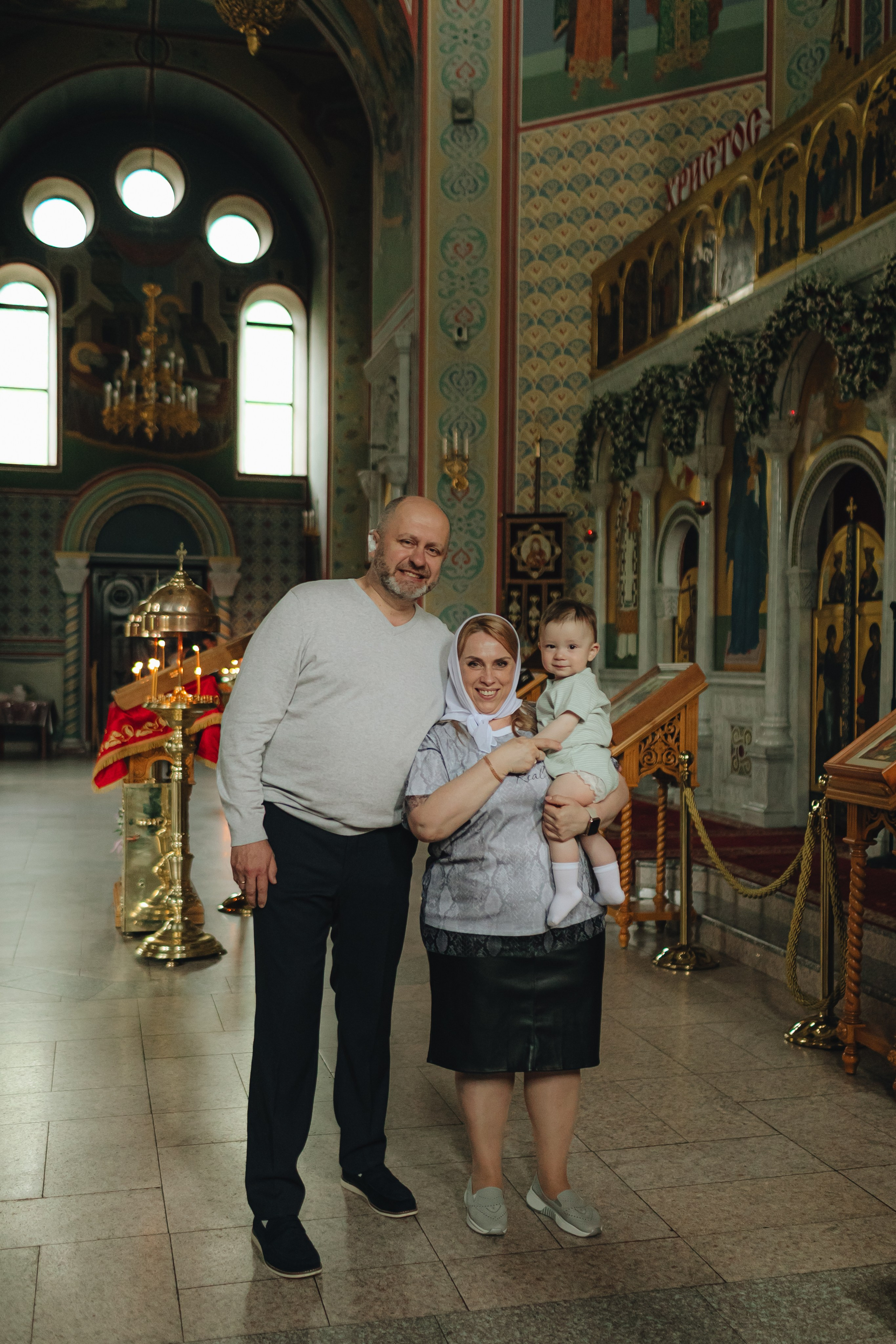 Крещение Макара Храм Сергия Радонежского в Солнцево. Свадебный и Семейный фотограф в Москве Александра Вайпер