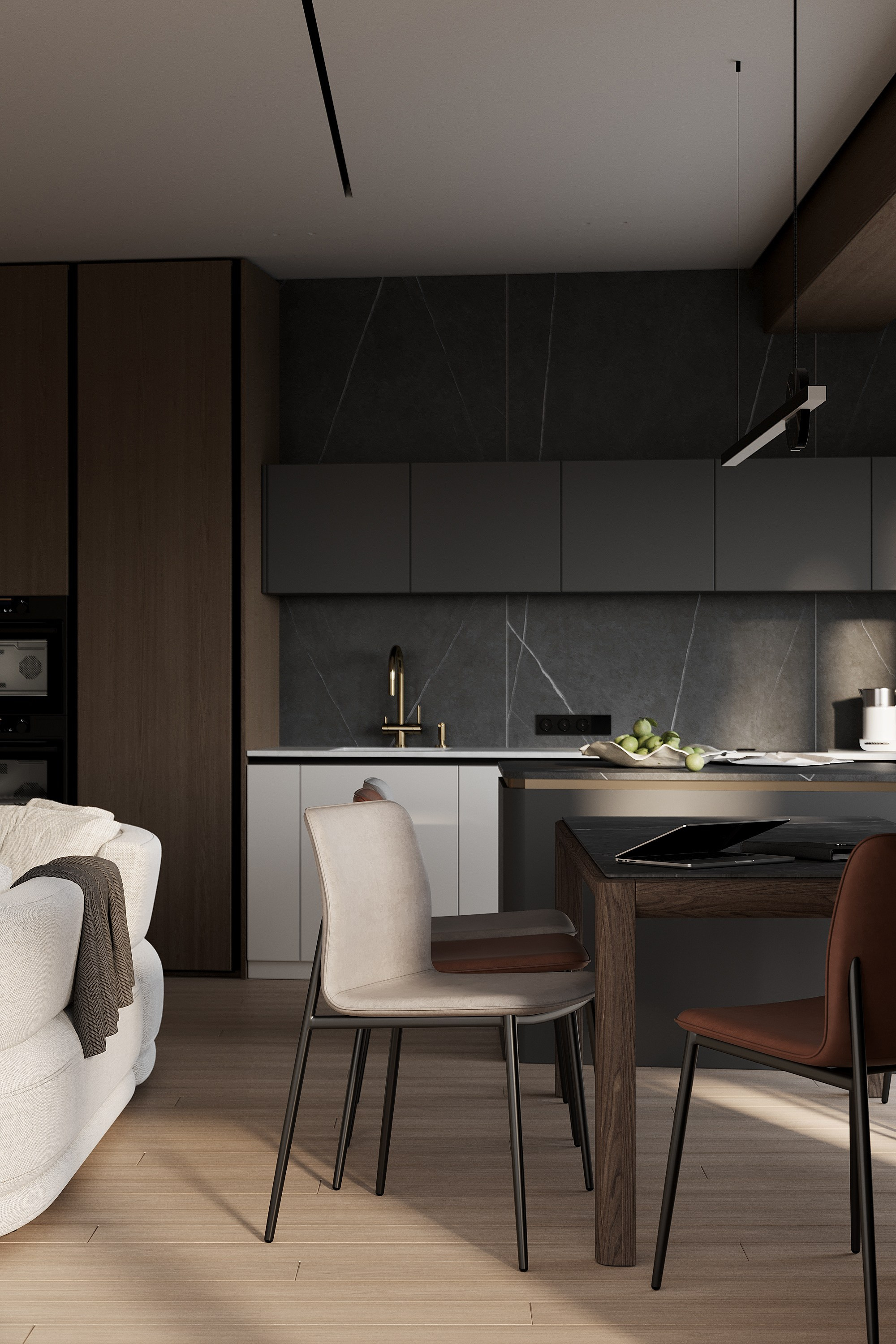 ЖК Sky House. Студия дизайна интерьера mono moon в Москве