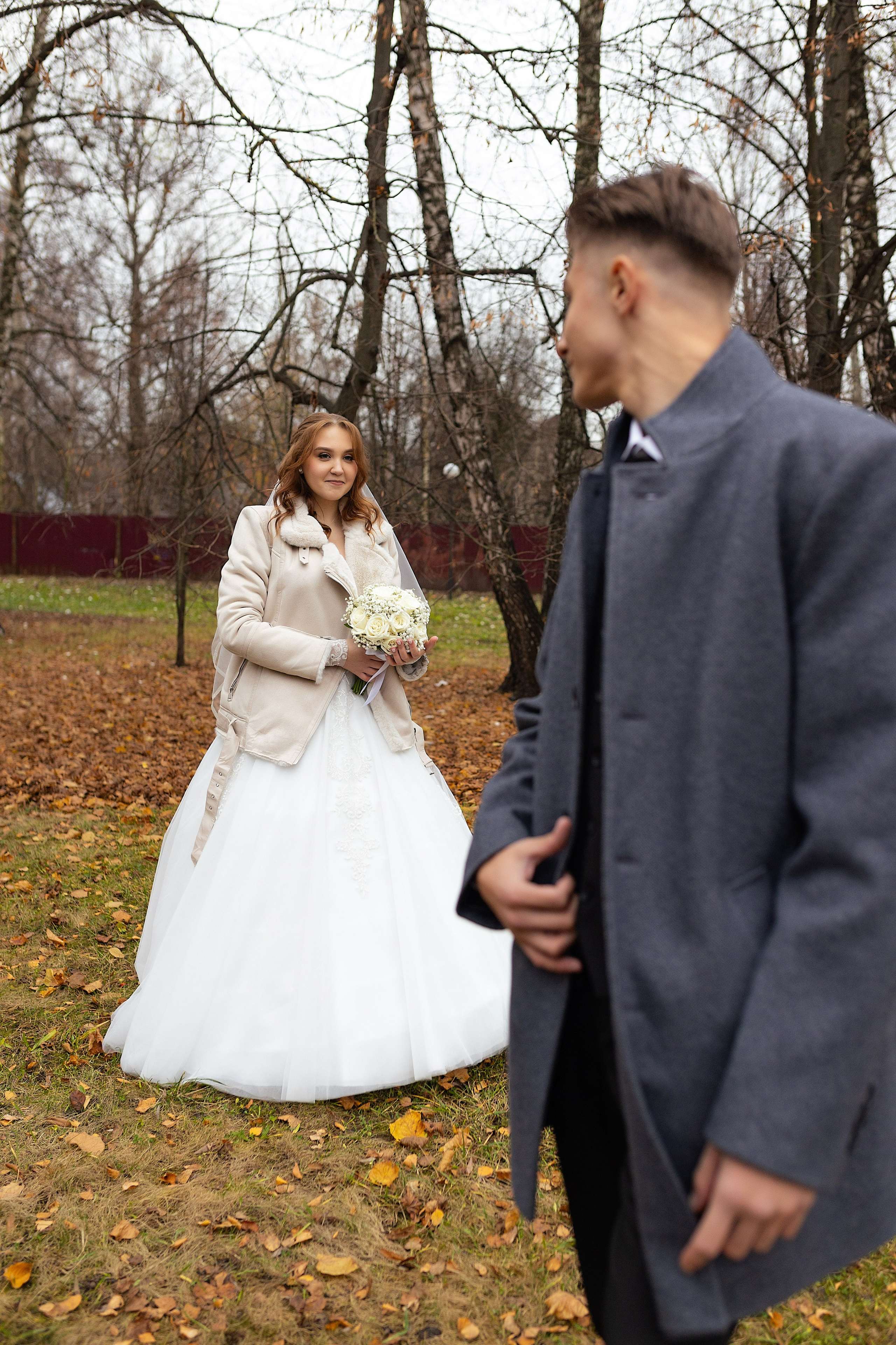 Свадебная фотосессия осенью. Фотограф в Железнодорожном и Балашихе