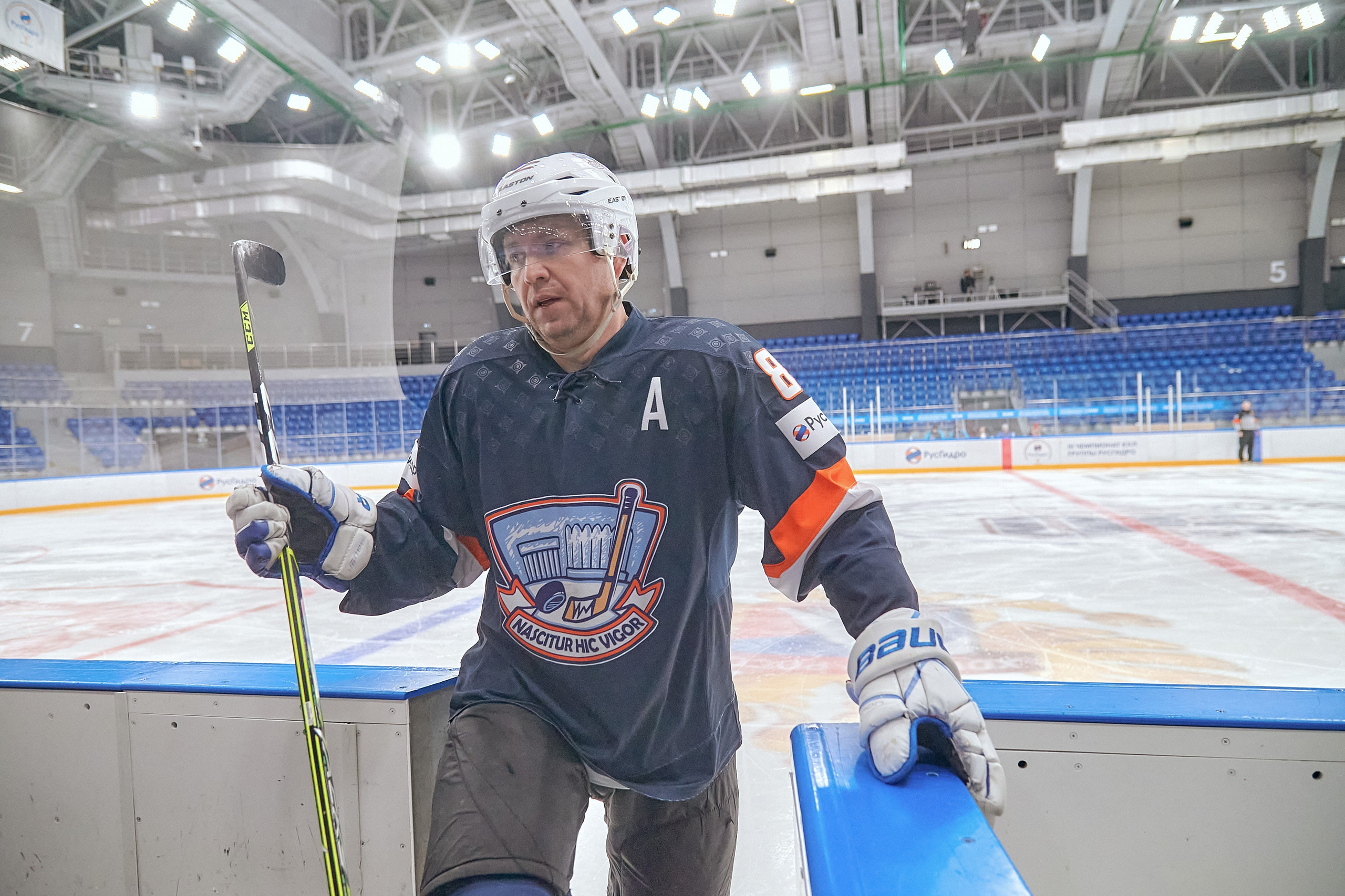 Портфолио репортажной фотосъёмки: Кристалл арена — Хоккей — РусГидро. Фотограф Яковлев Роман — Красноярск