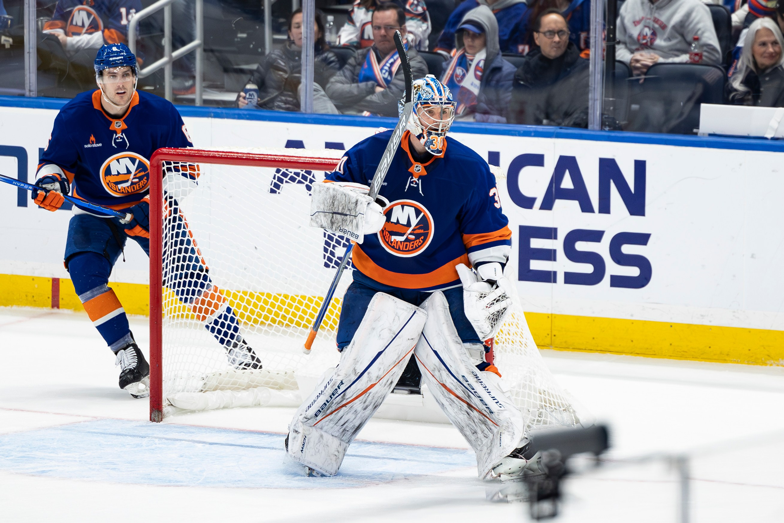 Матч НХЛ: НЙ Айлэндерс — Баффало Сайбэрс. Спортивный репортажный фотограф Казань Нафис Сиразетдинов