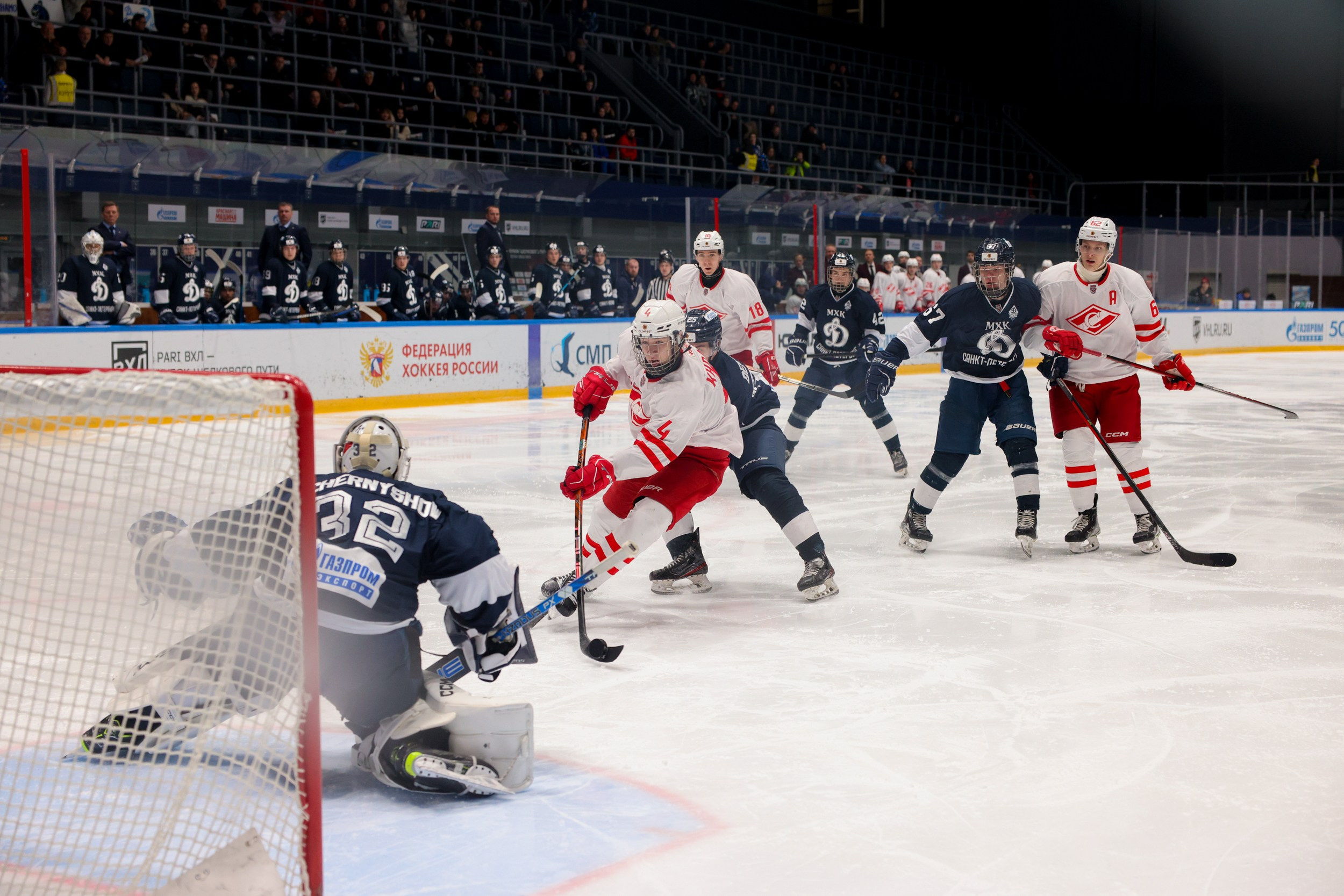 МХК Динамо — МХК Спартак. Фотограф Александр Заломаев