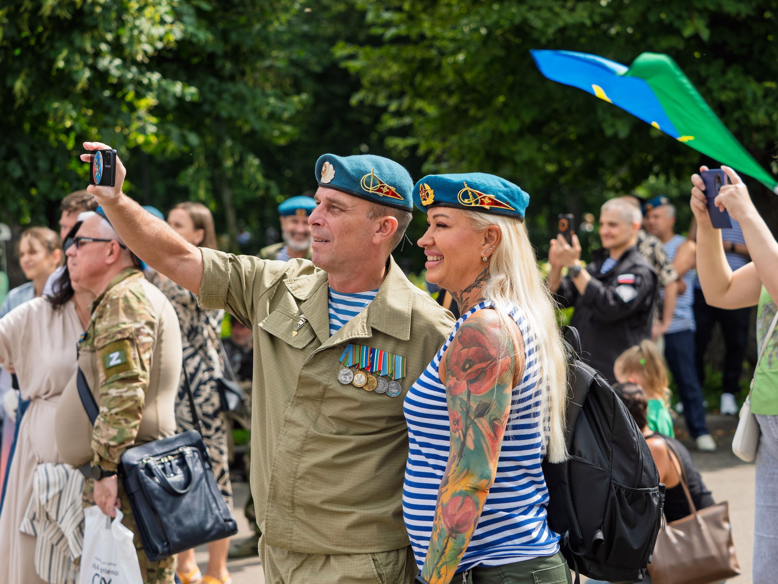 Празднование 95-летия ВДВ в парке горького 2 августа 2025 гола. Фотограф Никифоров-Гордеев Сергей. Москва и МО