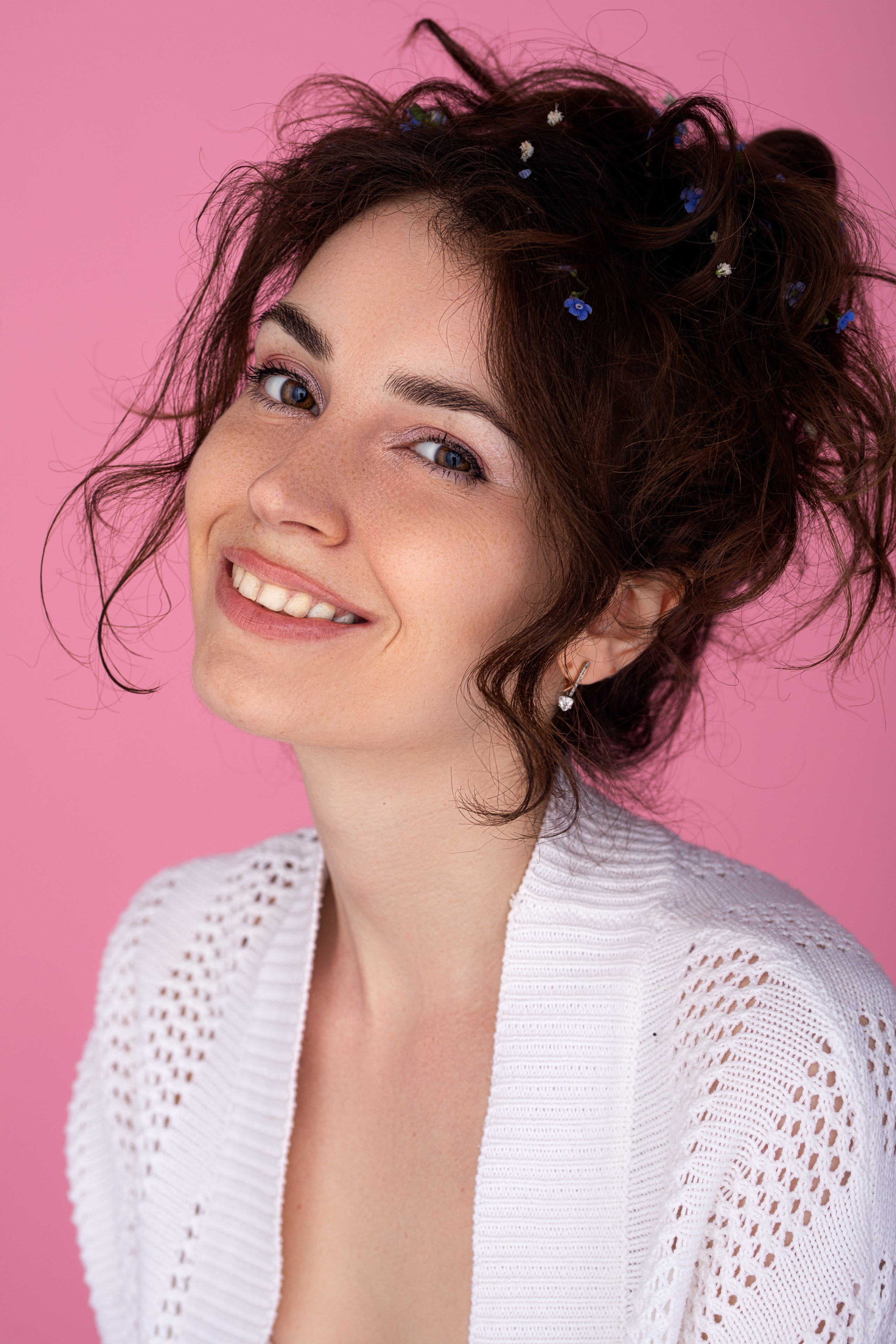 Съемка в студии на циклораме с Анастасией в формате для «себя»