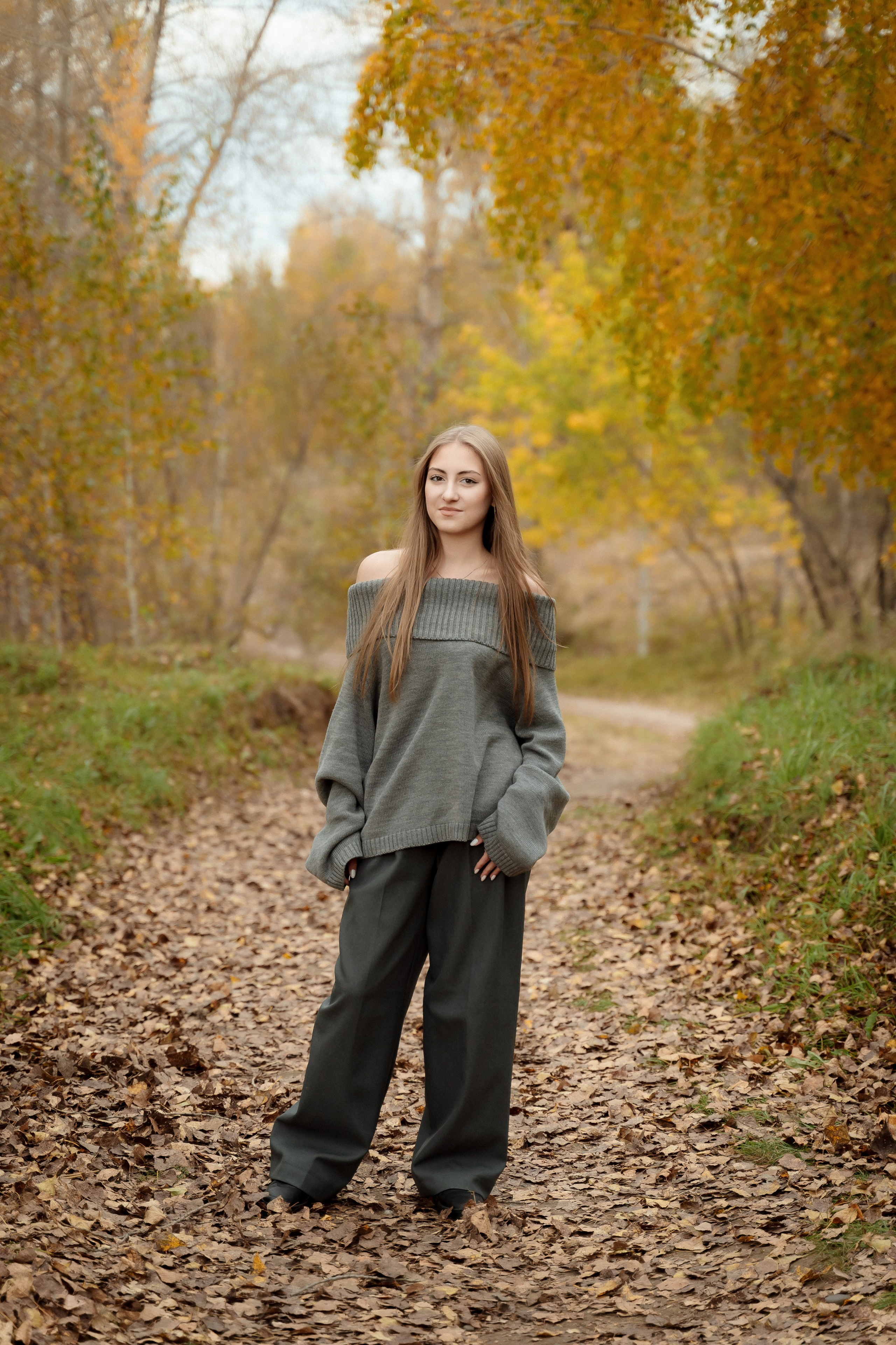 Фотосессия осенью в парке. 11 класс. Фотограф Ким Наталья в Красноярске