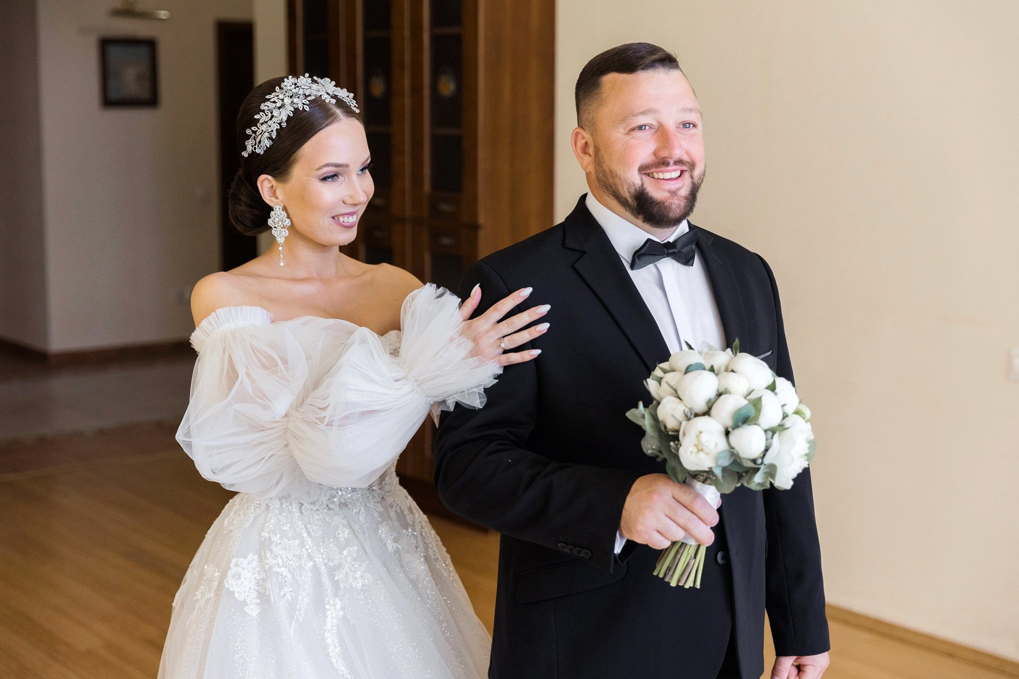 Свадебная фотосессия на берегу Горьковского моря. Свадебный фотограф в Нижнем Новгороде и Москве Сергей Воробьев