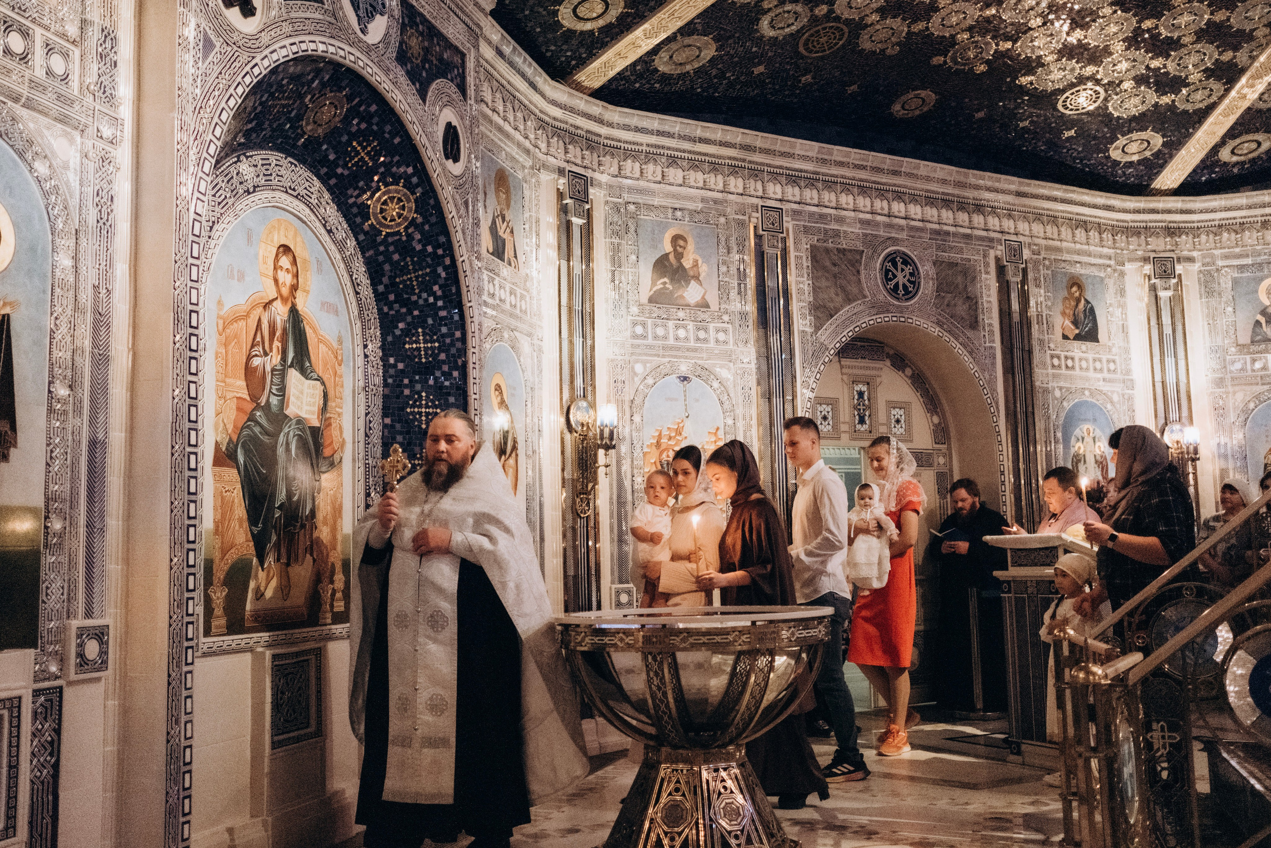 Крещение в Храме Вооруженных сил. Главная