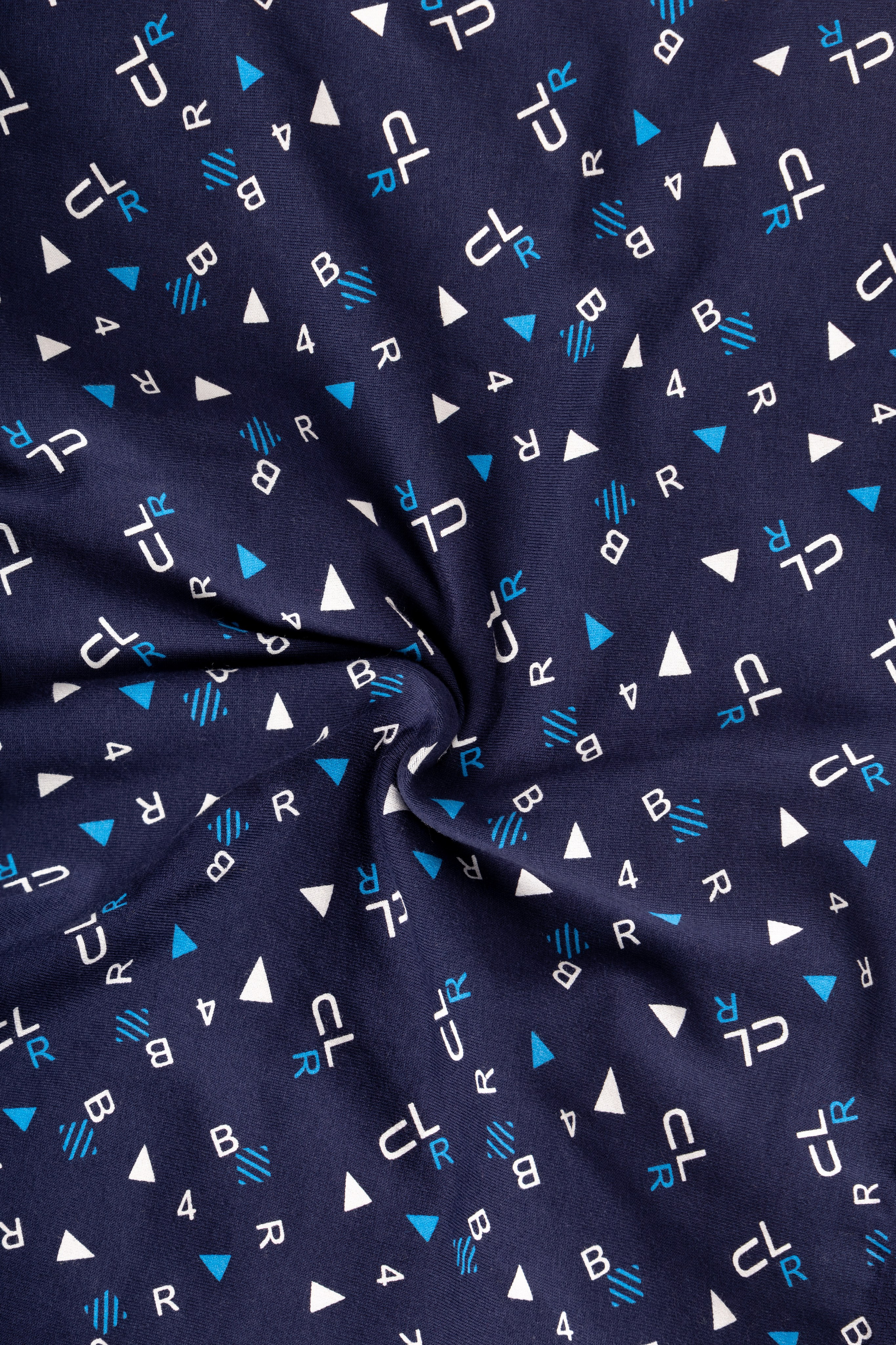 Синие боксеры с детализацией ткани крупно | Съемка для каталога