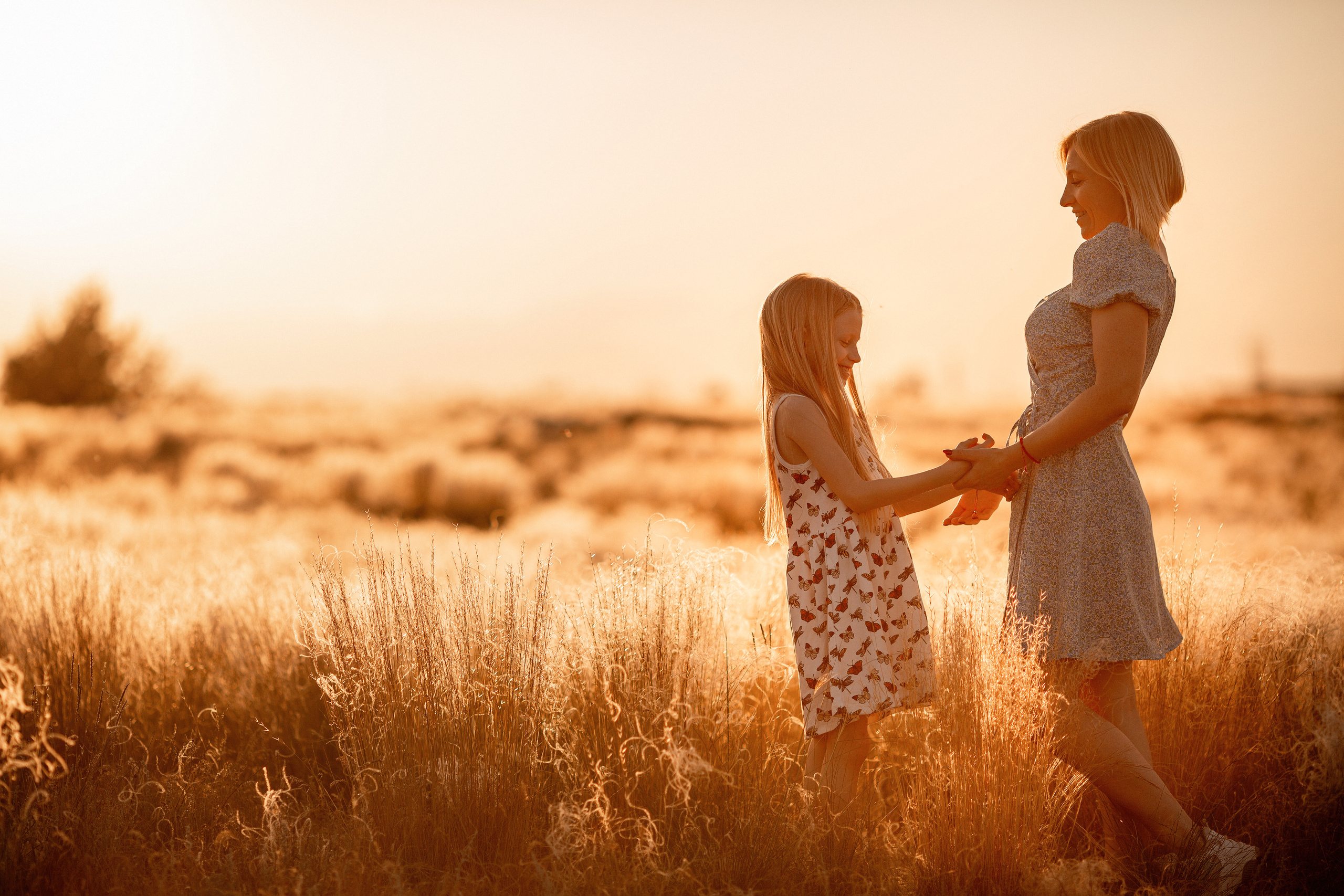 Екатерина с дочерьми. Семейный и женский фотограф в Волгограде Екатерина Гулей