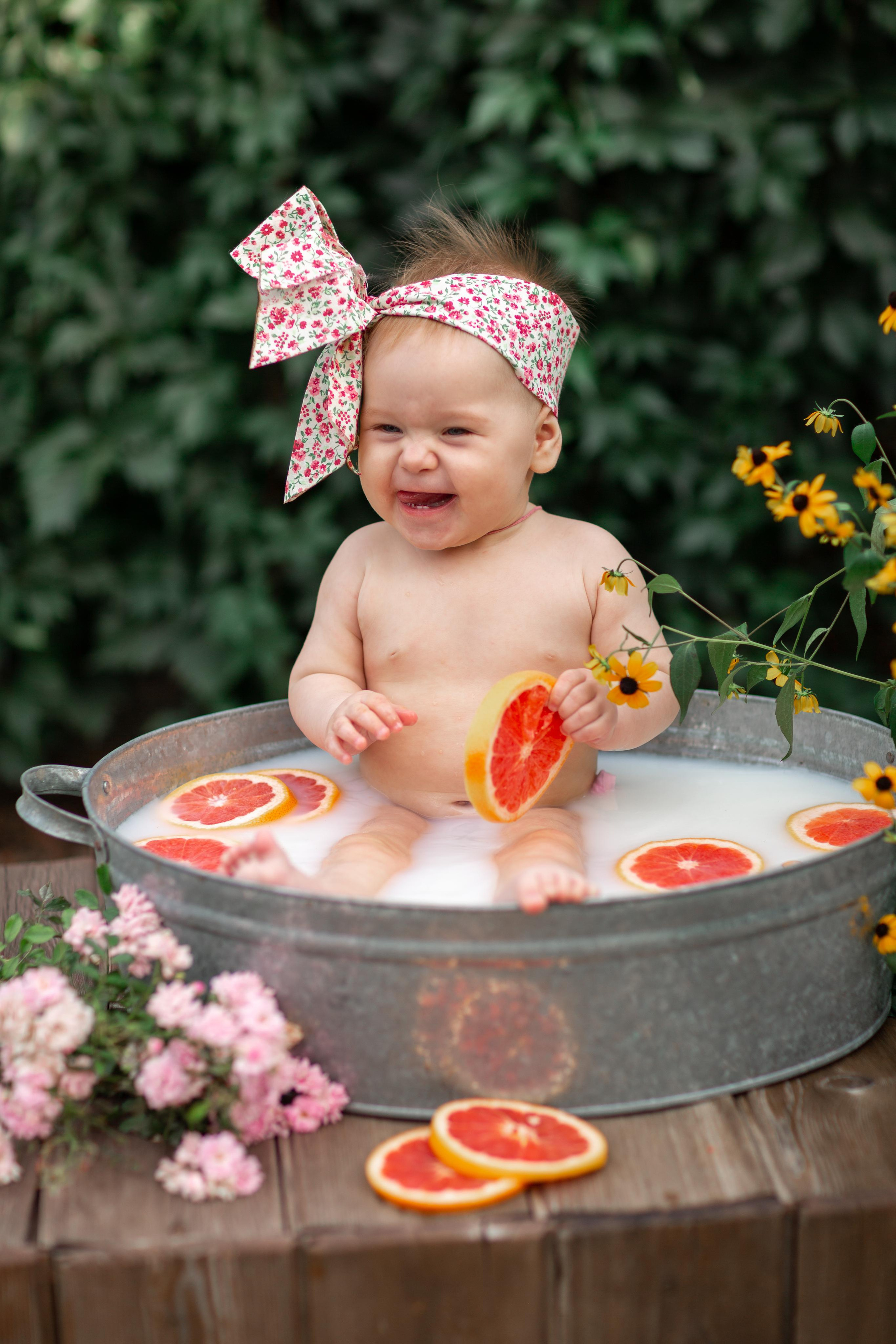 8 месяцев Василисы. Семейный и женский фотограф в Волгограде Екатерина Гулей