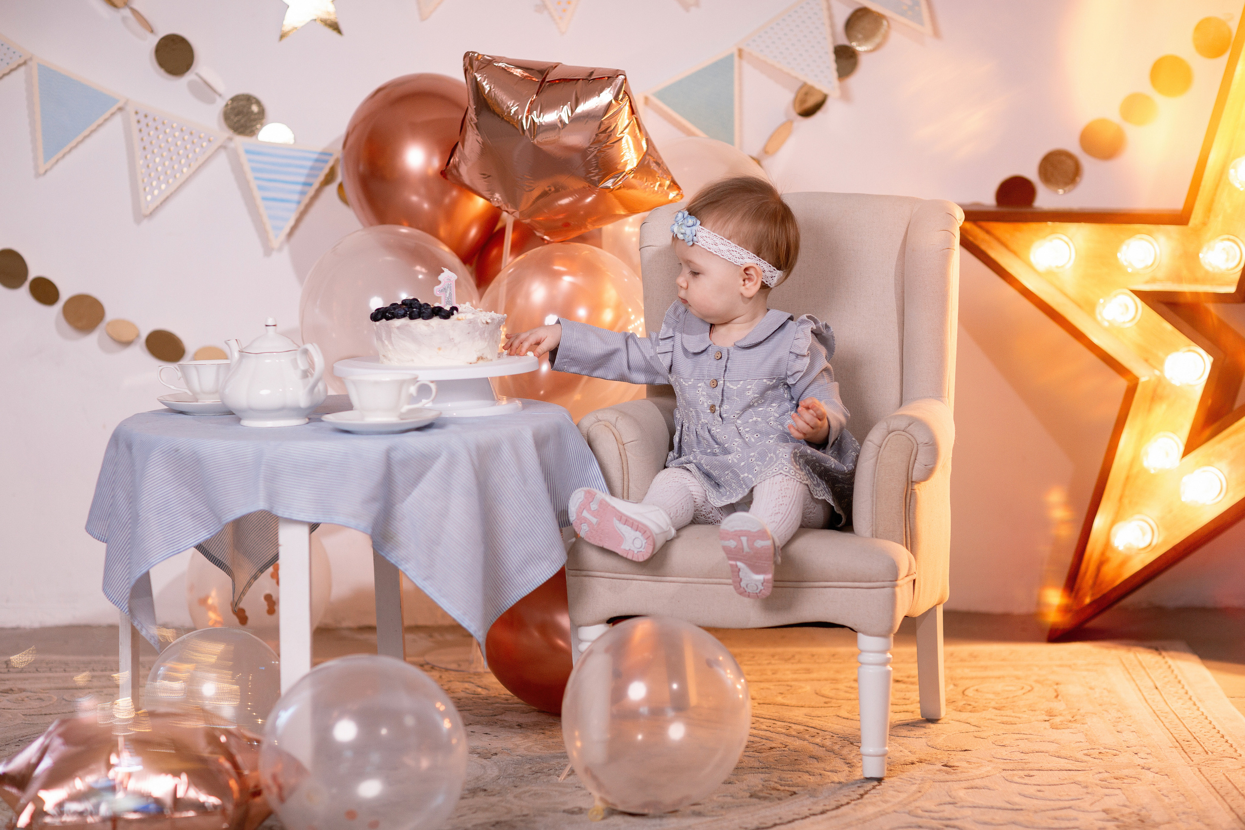 1 год Василисе. Семейный и женский фотограф в Волгограде Екатерина Гулей