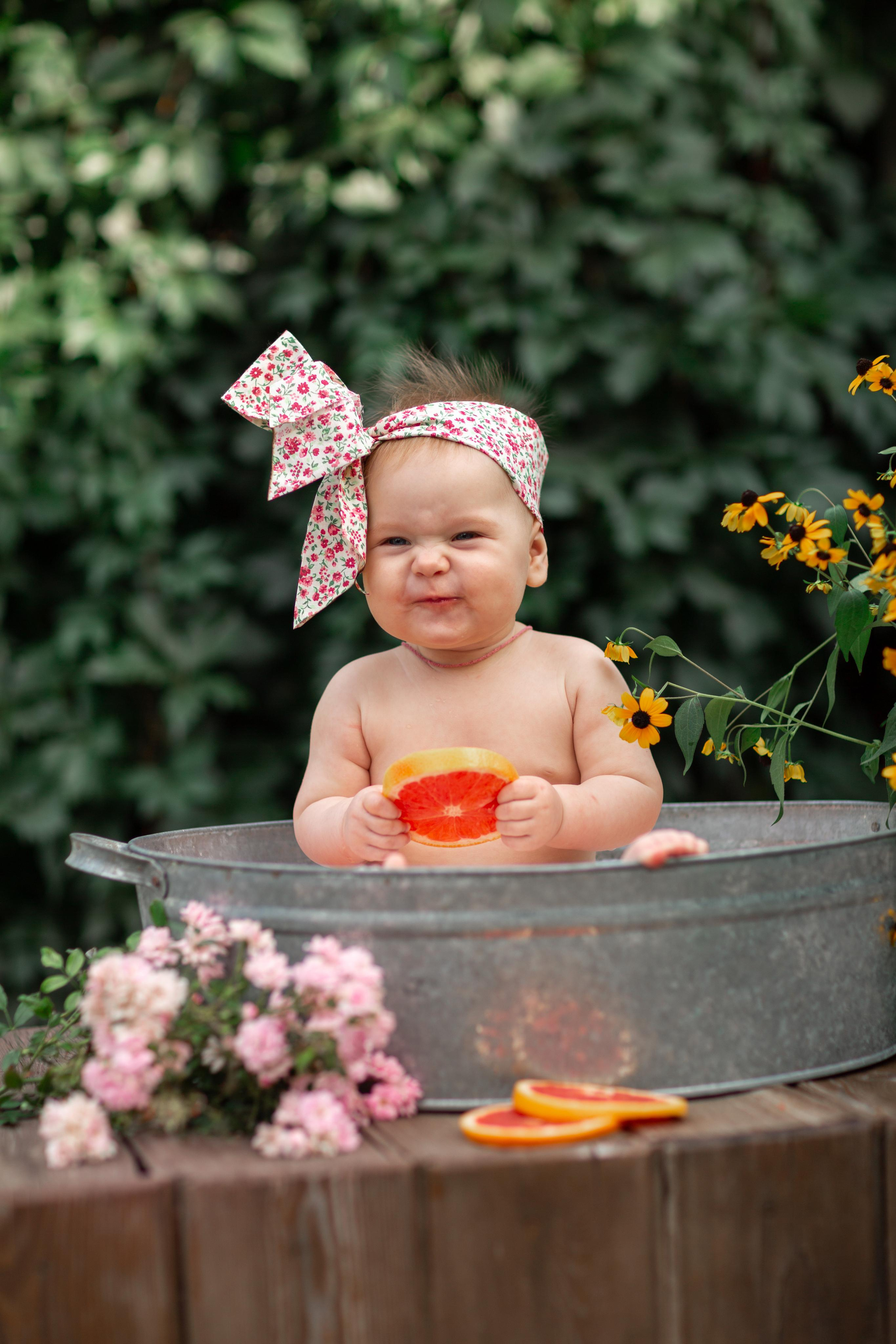 8 месяцев Василисы. Семейный и женский фотограф в Волгограде Екатерина Гулей