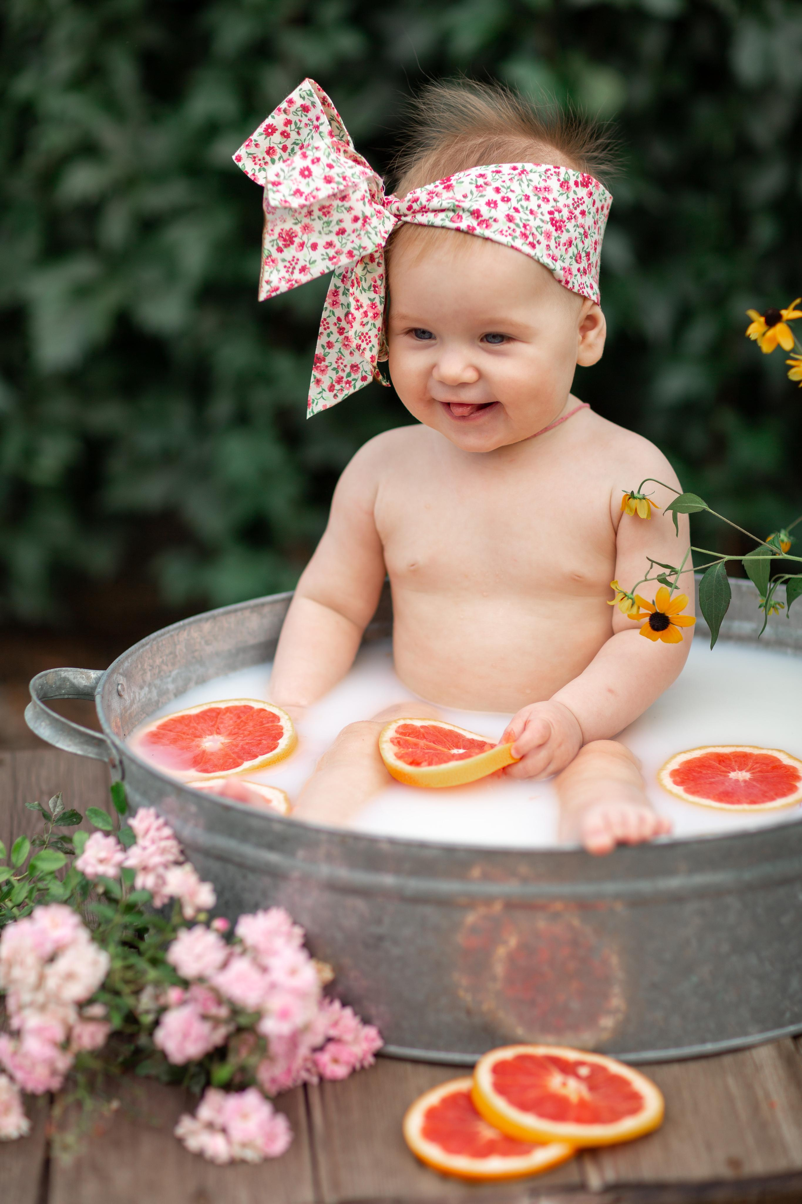 8 месяцев Василисы. Семейный и женский фотограф в Волгограде Екатерина Гулей